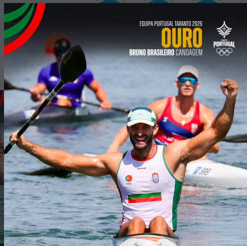 Portugal brilha na canoagem com duas medalhas de ouro nos Jogos do Mediterrâneo
