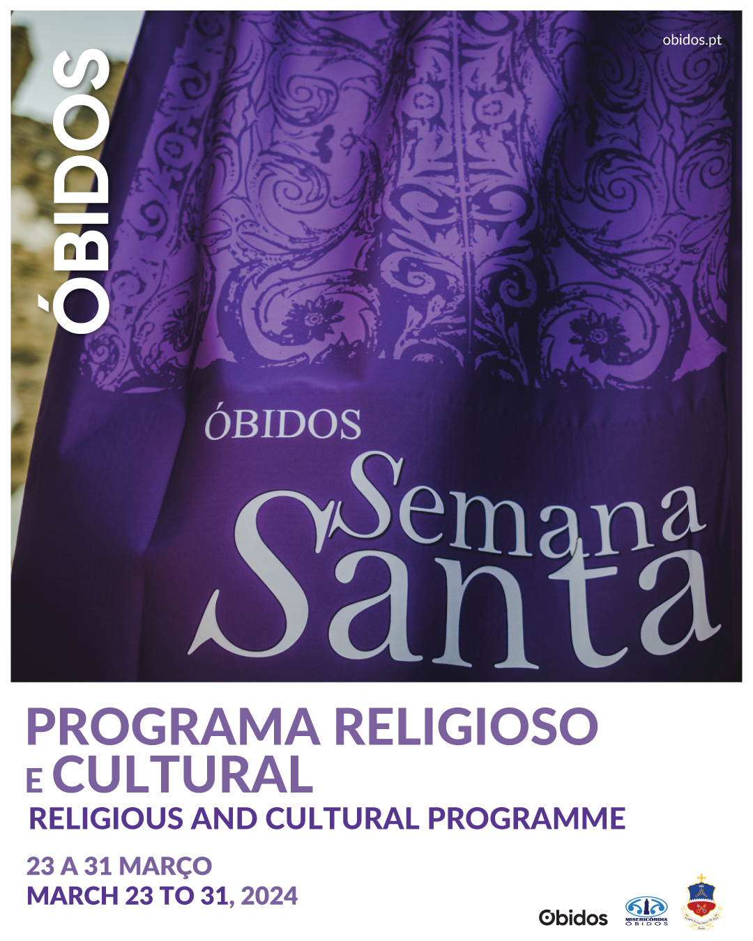 Dos concertos à procissão do Enterro do Senhor. Semana Santa de Óbidos realiza-se entre 23 e 31 de março