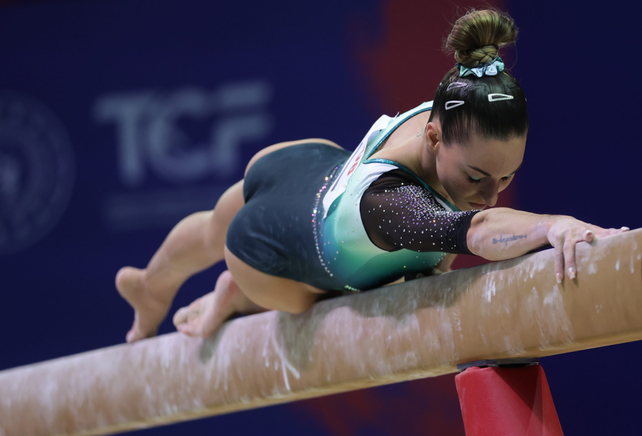 Ginasta Filipa Martins sexta na final da trave da Taça do Mundo de Doha