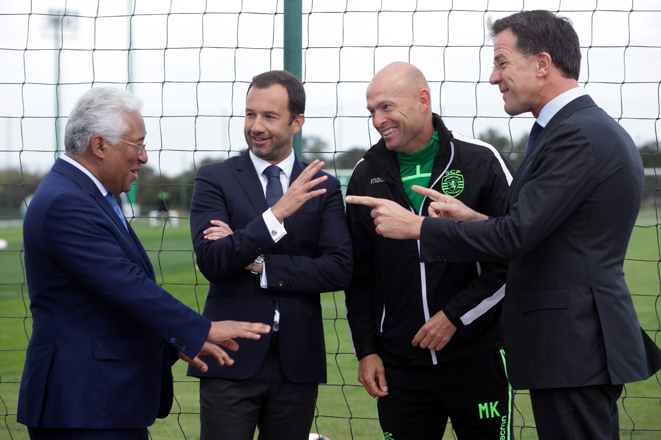 António Costa recebeu hoje o homólogo holandês, com quem visitou a Academia do Sporting