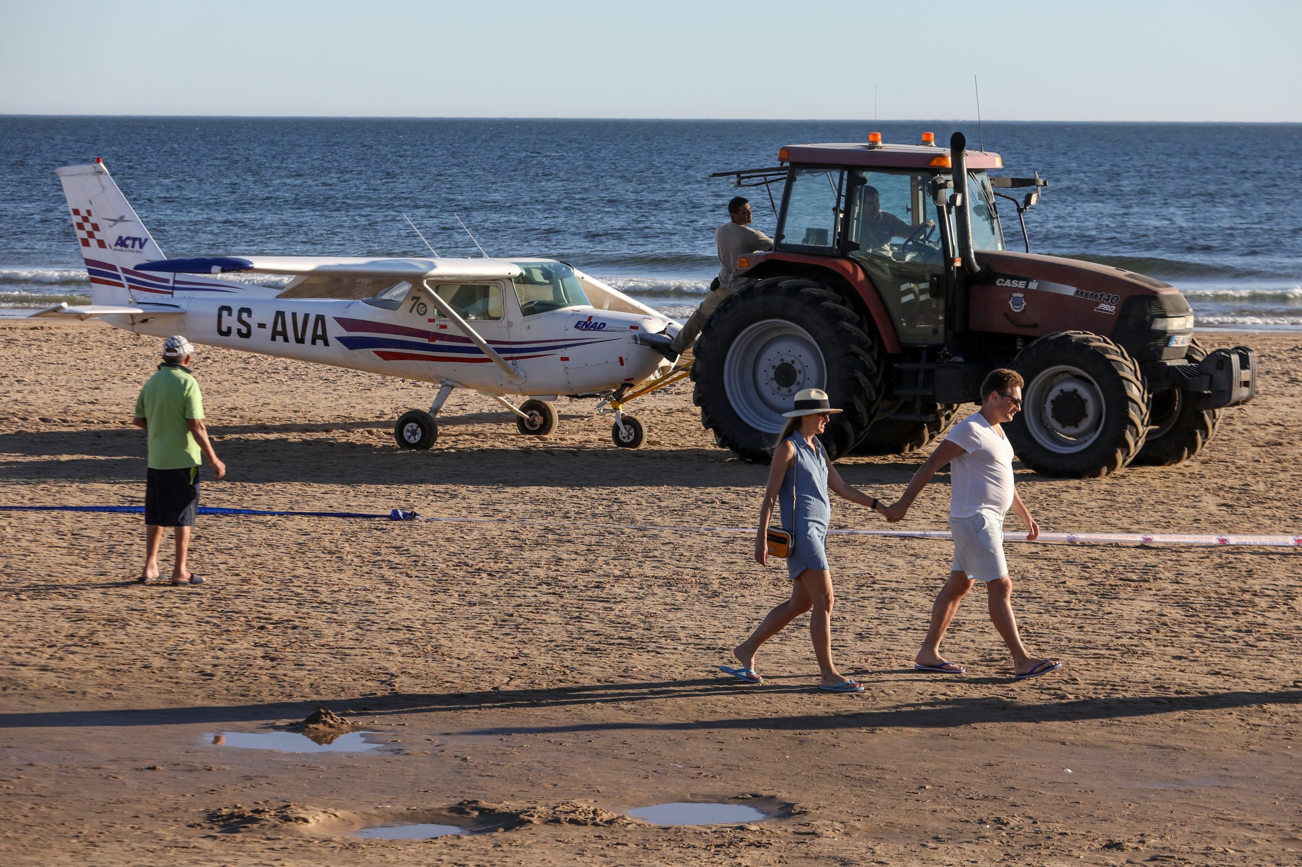 Aeronave que aterrou na praia estava “em perfeitas condições mecânicas”