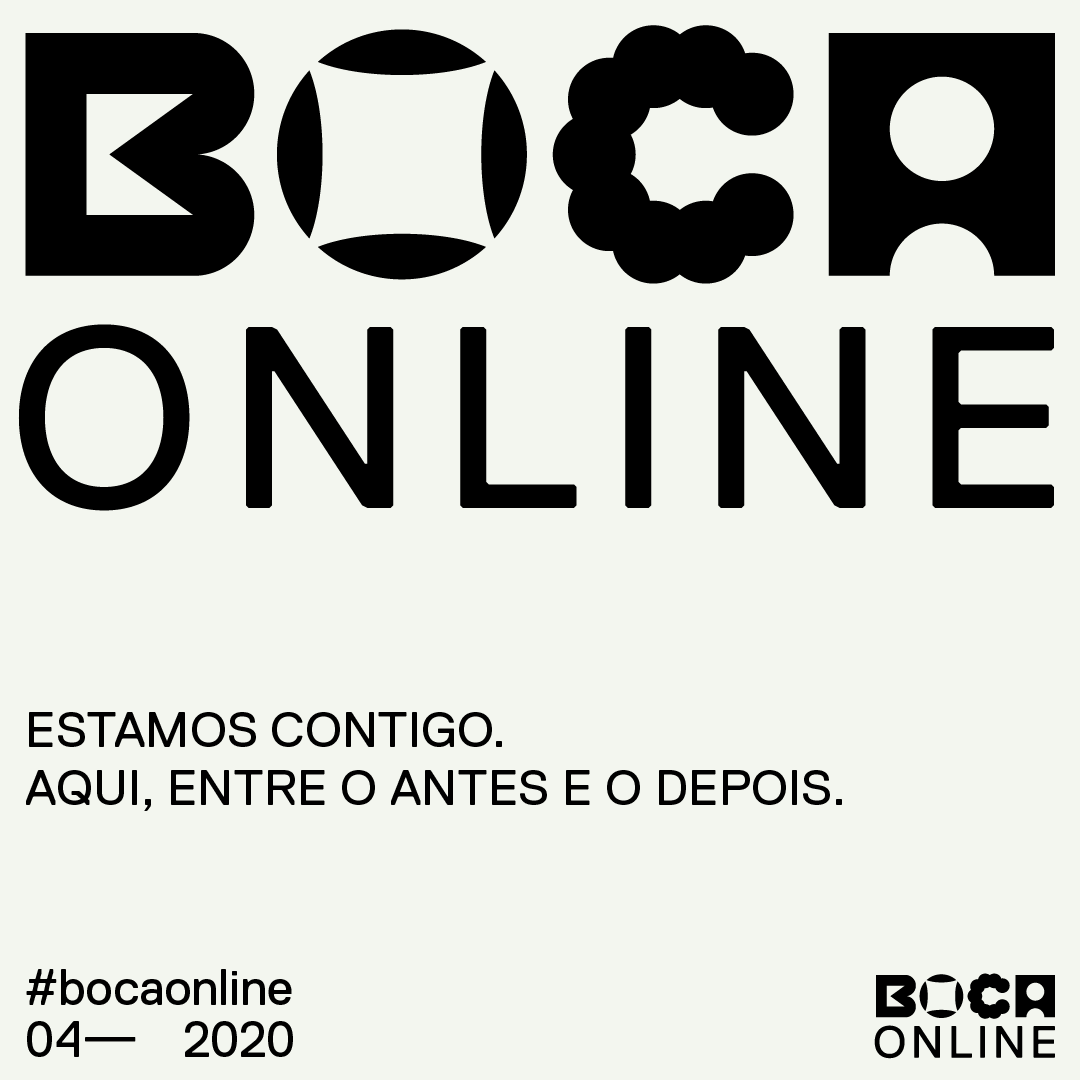 Bienal BoCA lança programação ‘online’ a partir de 20 de abril
