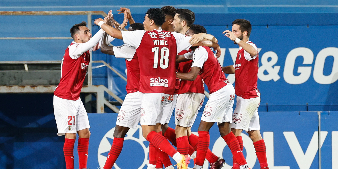 Sporting de Braga isola-se provisoriamente no terceiro lugar da I Liga