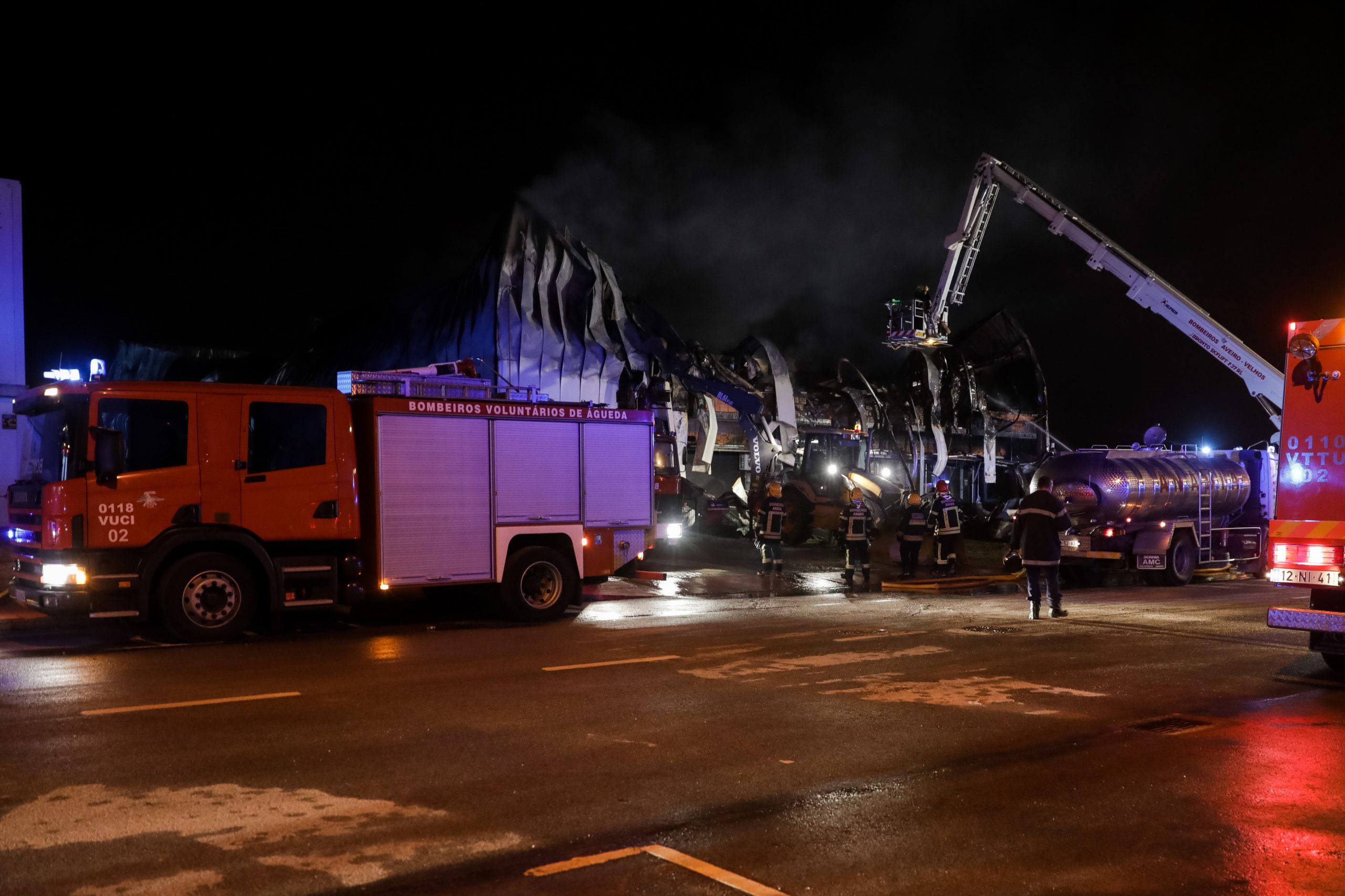 Incêndio em fábrica de Anadia provocou estragos de um milhão de euros
