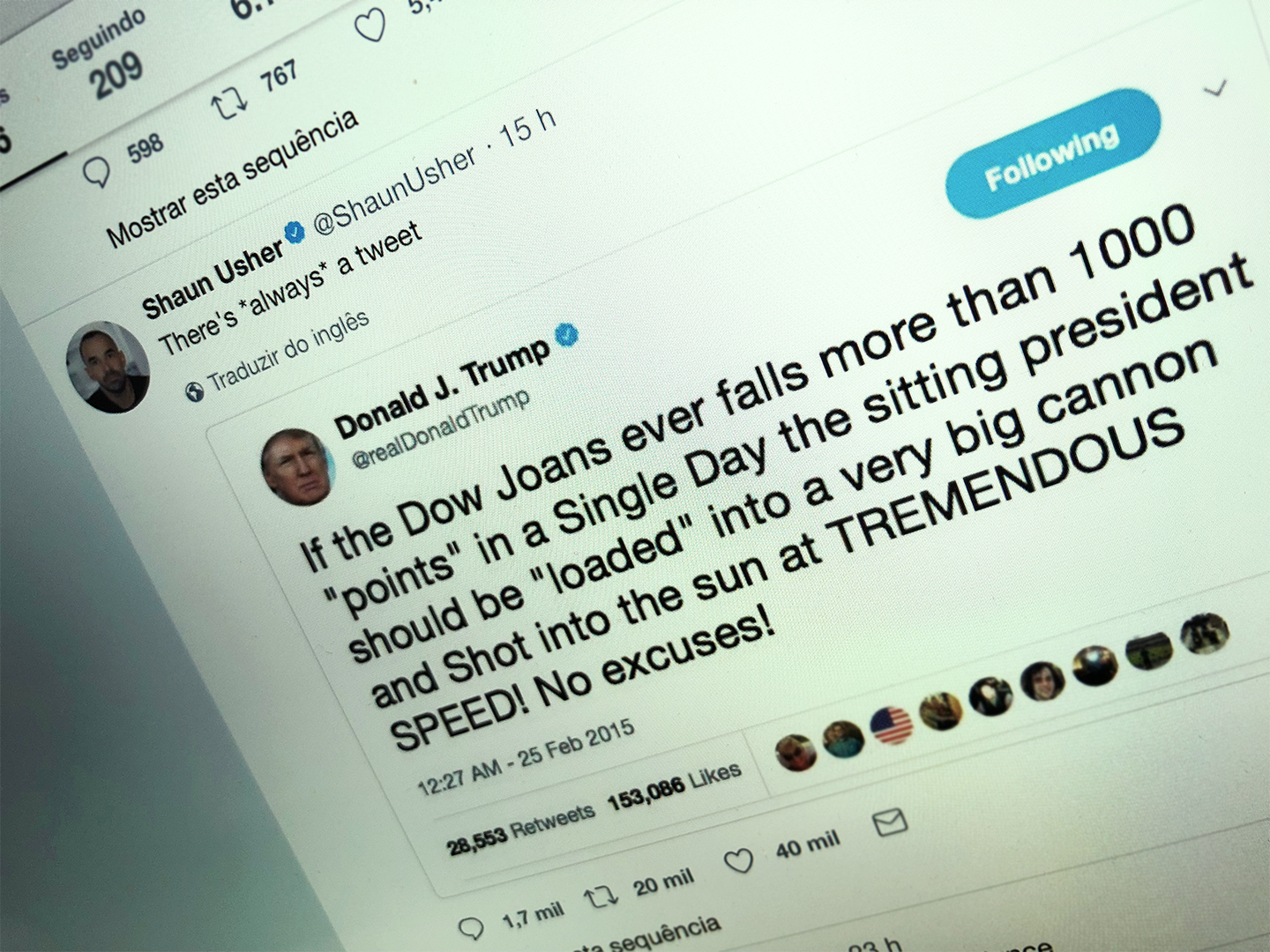 Na era das ‘fakes news’, Donald Trump é alvo de um ‘fake tweet’