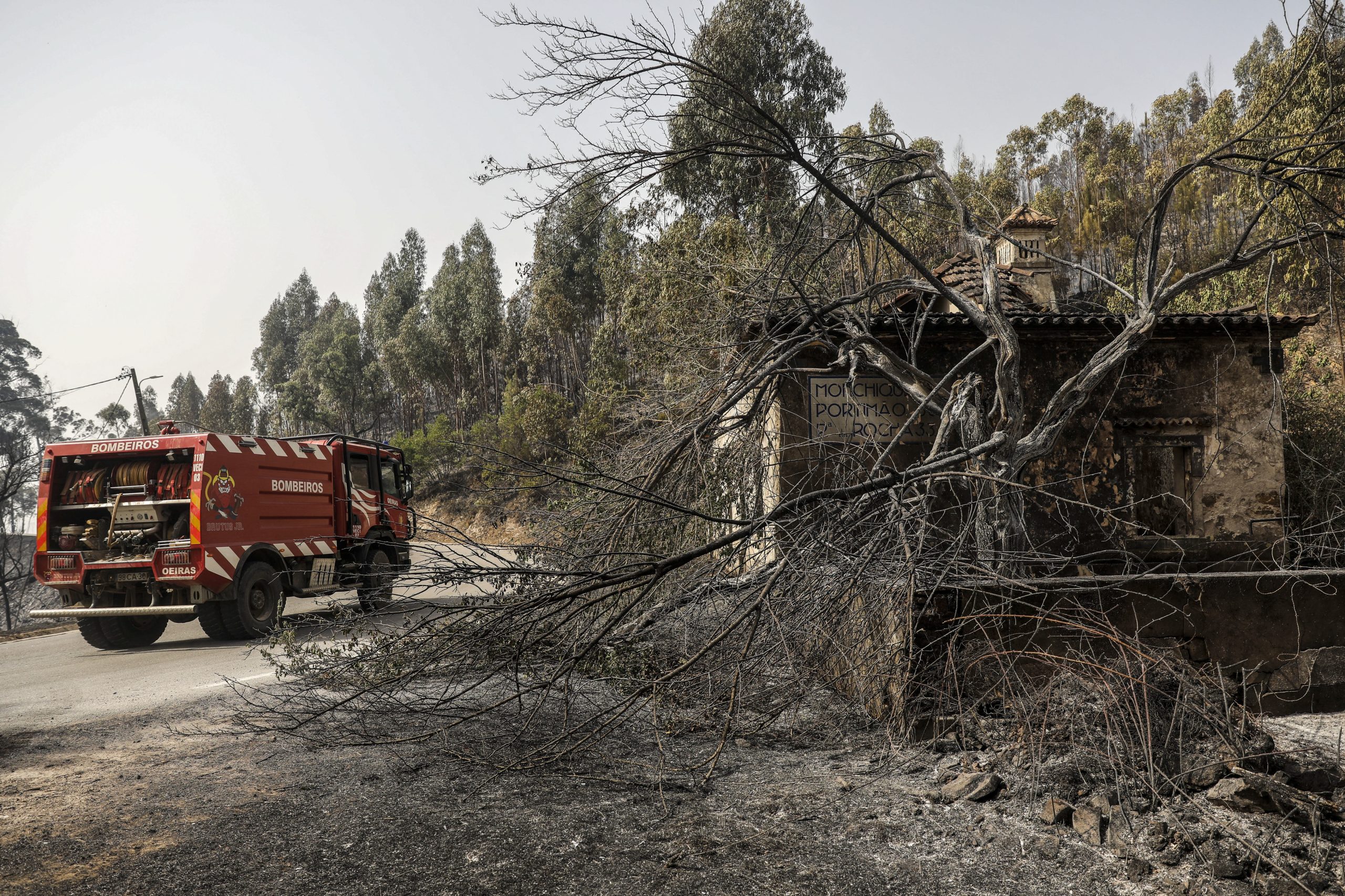 Monchique intervém em zonas com elevado perigo de incêndio