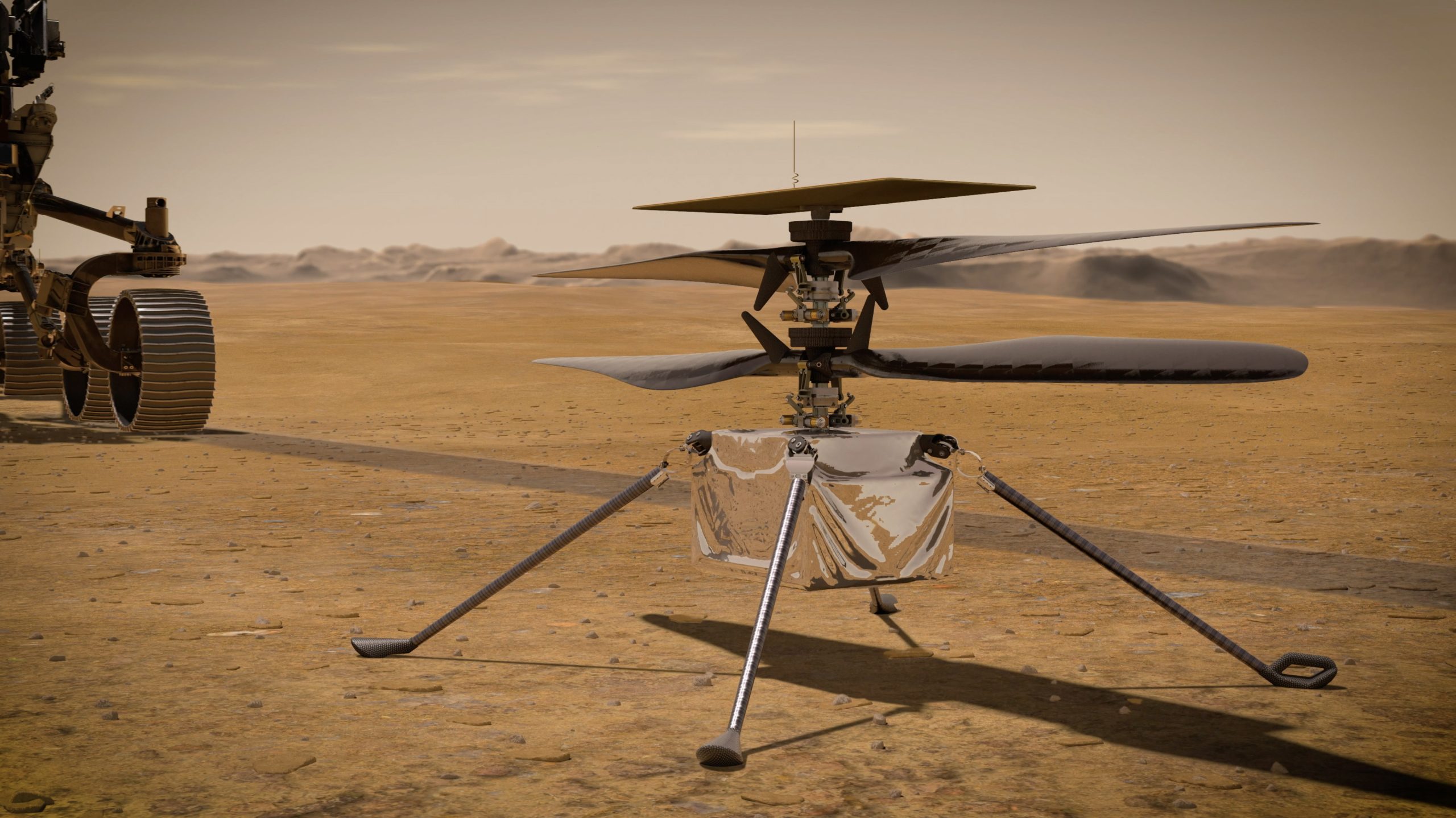 NASA. Voo do helicóptero Ingenuity, em Marte, agendado para esta segunda-feira