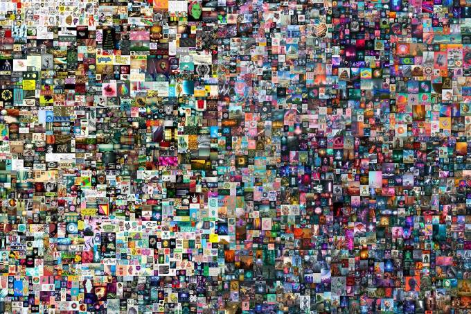Obra de arte digital vendida em leilão por valor recorde de 58,4 milhões de euros