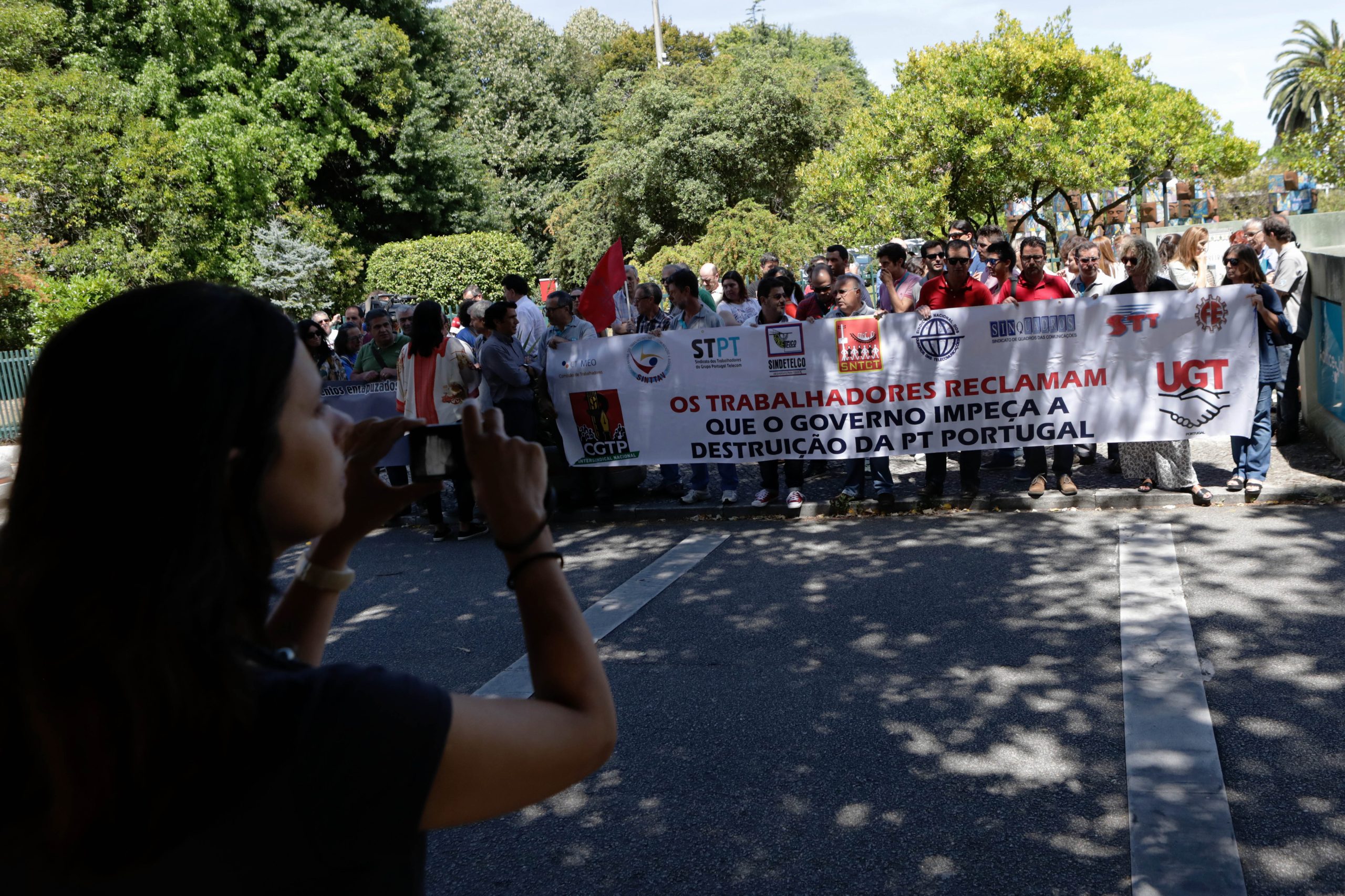 Trabalhadores da PT Portugal prometem agravar formas de luta depois das férias