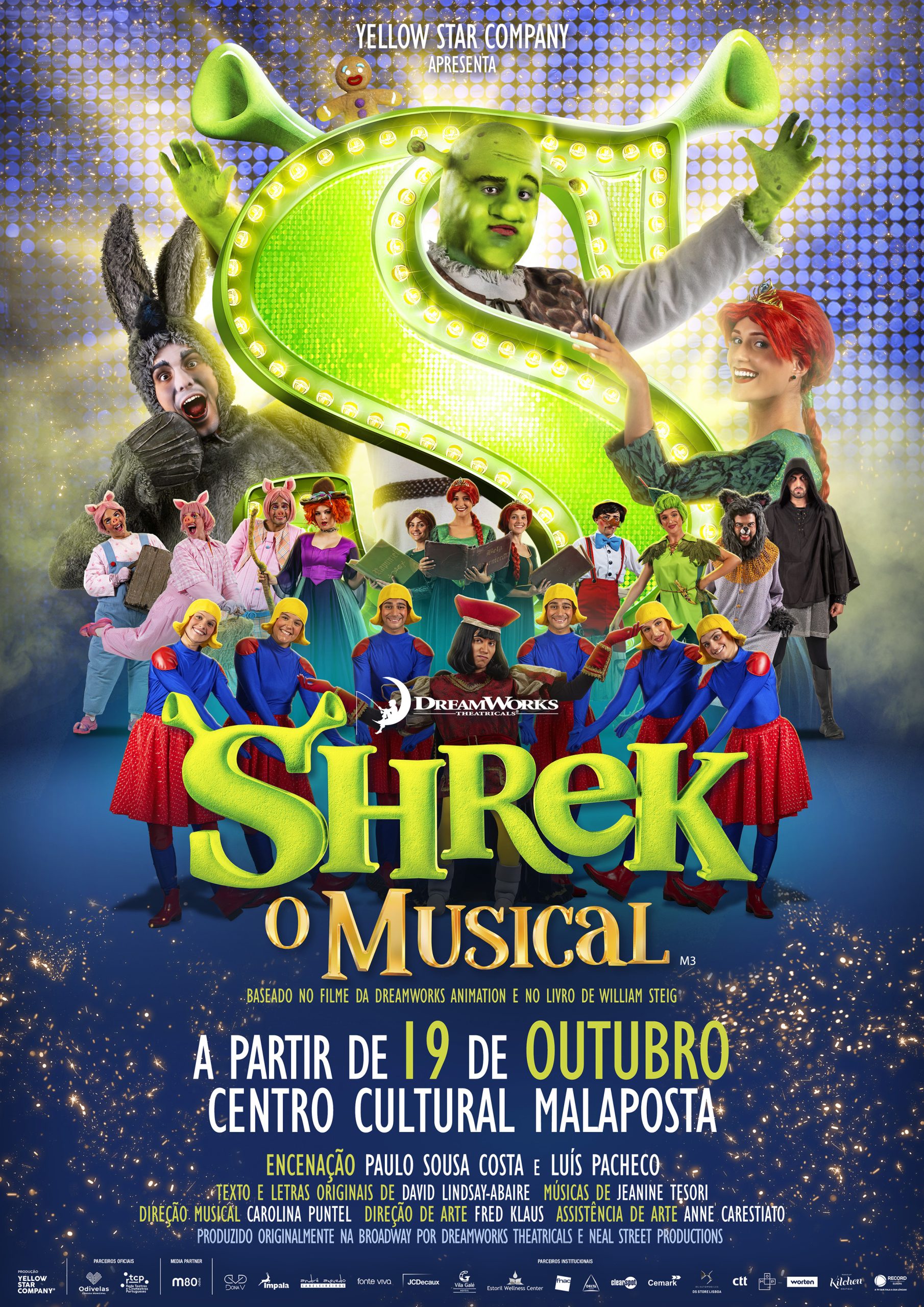 O clássico da Broadway ‘SHREK, O Musical’ regressa aos palcos na Malaposta