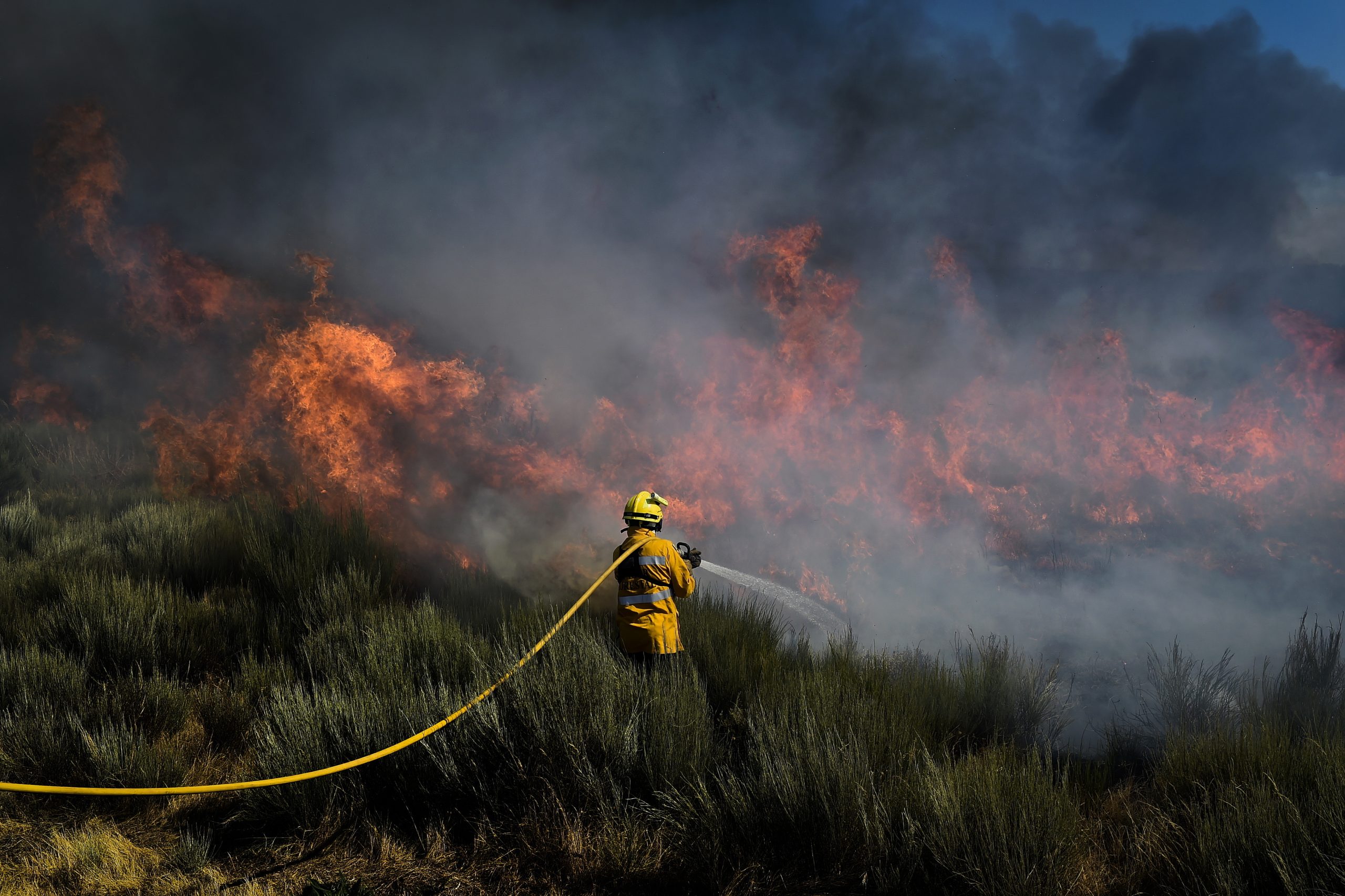 Incêndio em Almodôvar mobiliza 375 operacionais e 13 meios aéreos