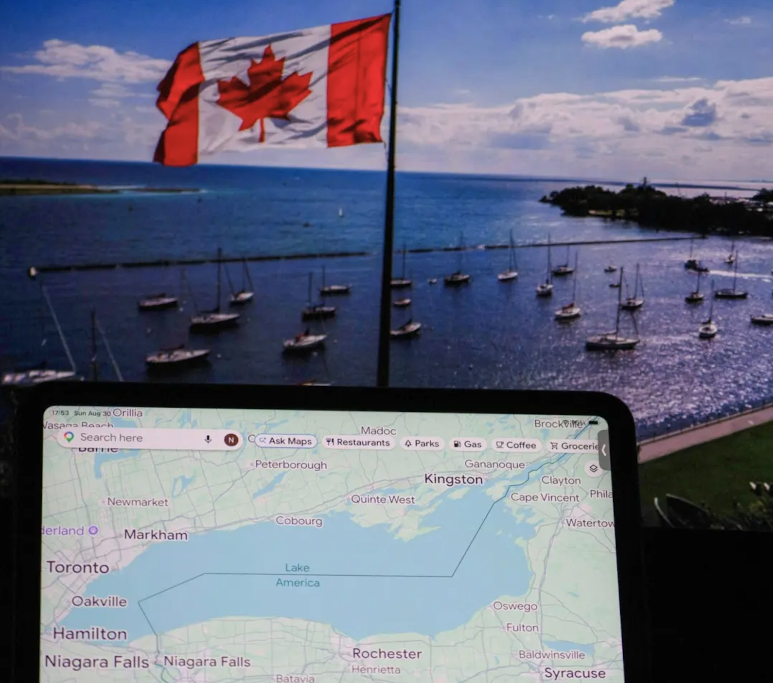Google Maps adota “Lake America” nos Estados Unidos