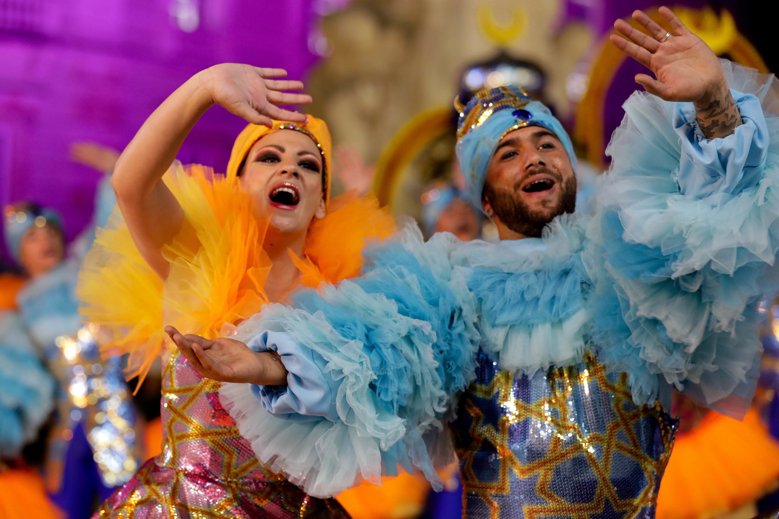 No Ano Novo chinês, Alto do Pina desfila em Macau para comemorar o Ano Do Rato