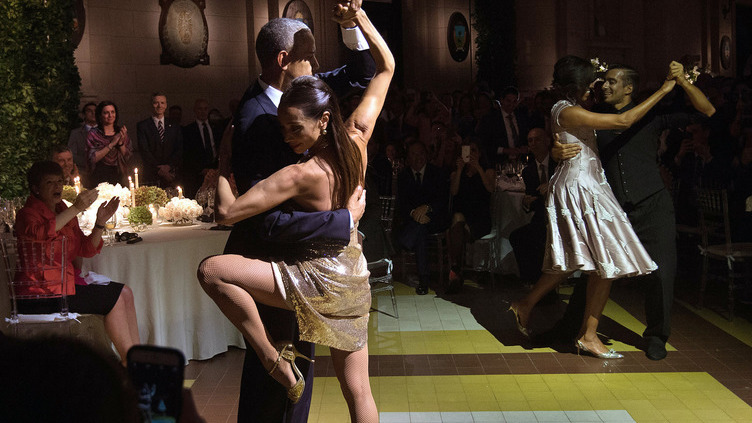 Obama dança tango em Buenos Aires