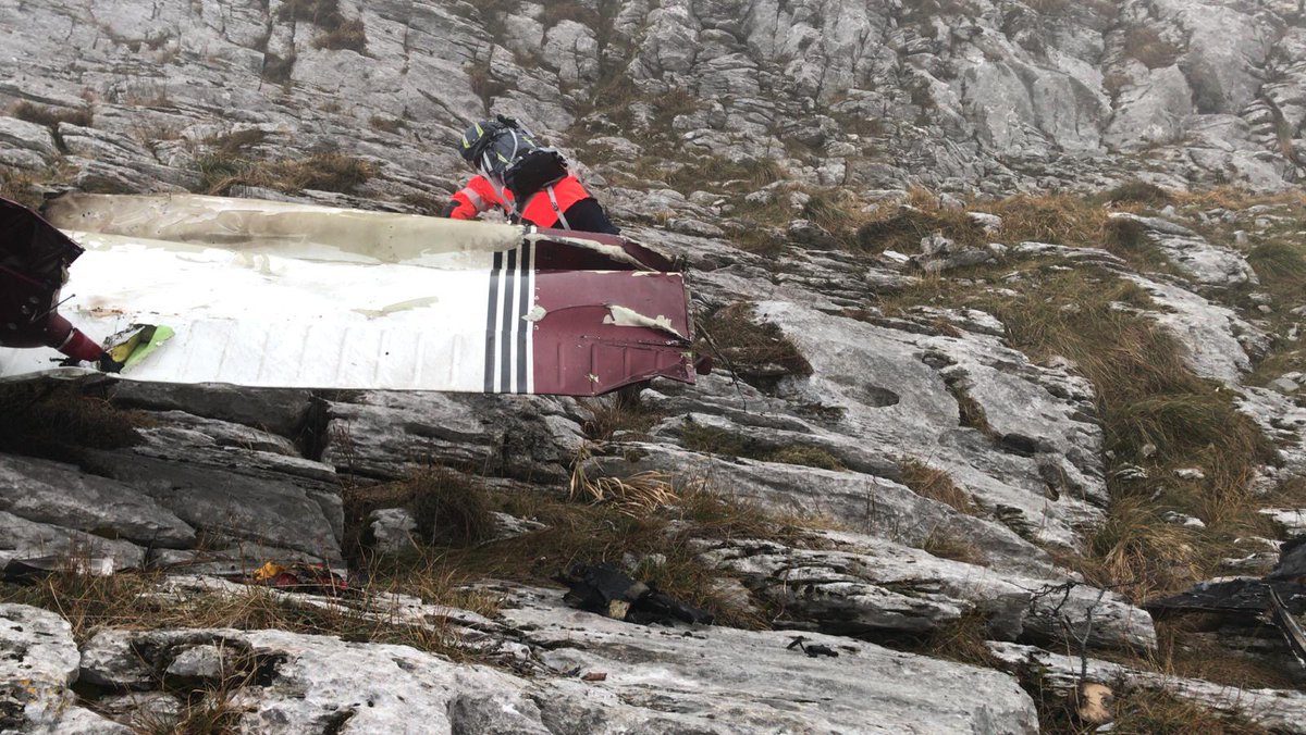 Foi encontrada a segunda vítima da avioneta que se despenhou no Monte Hernio, em Espanha