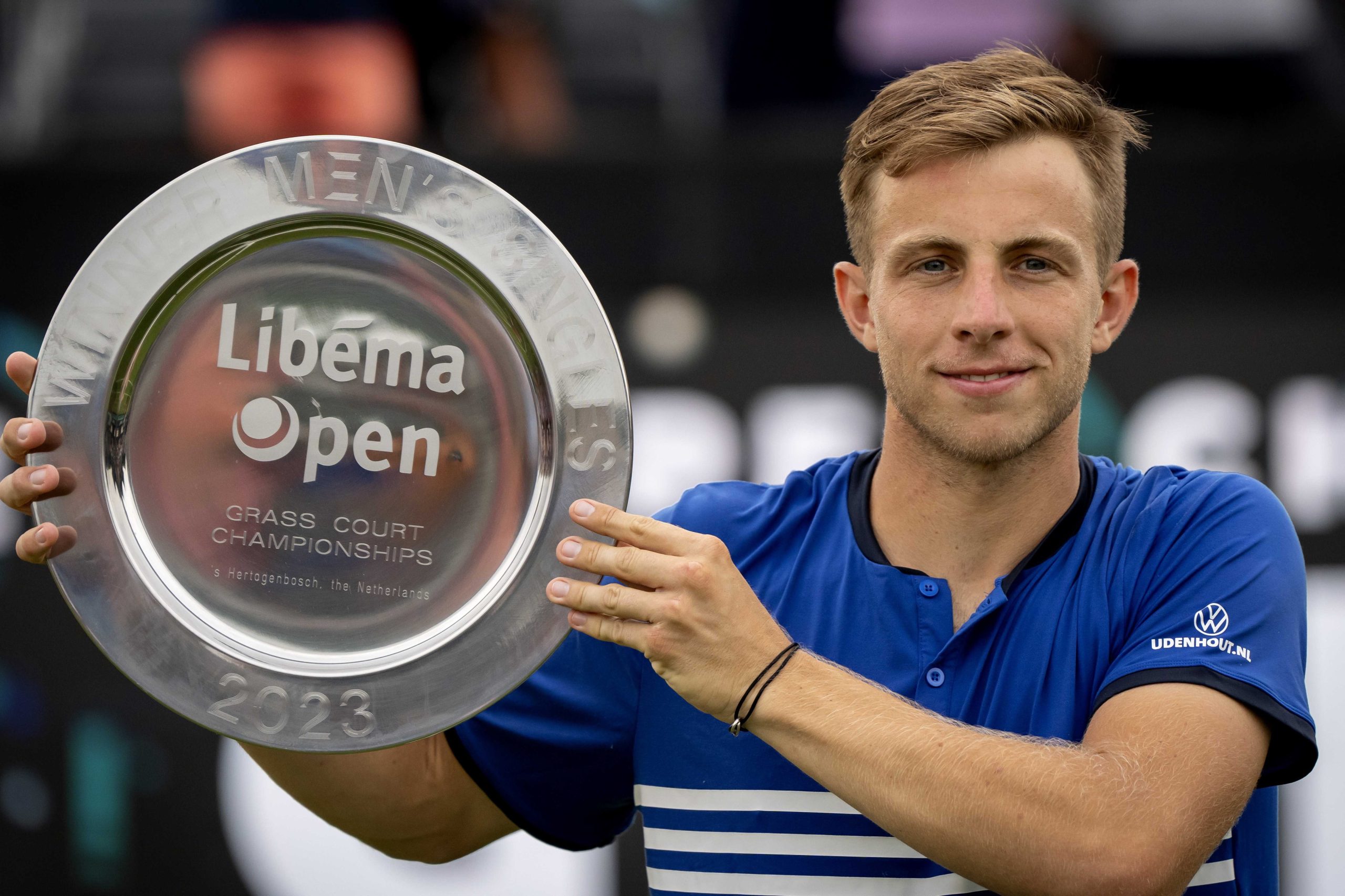Tenista neerlandês Tallon Griekspoor vence na relva de s’Hertogenbosch