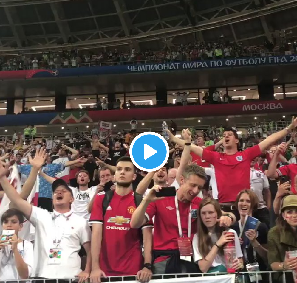 Inglaterra perdeu e eles cantaram. “Don’t look back in anger” foi o refrão