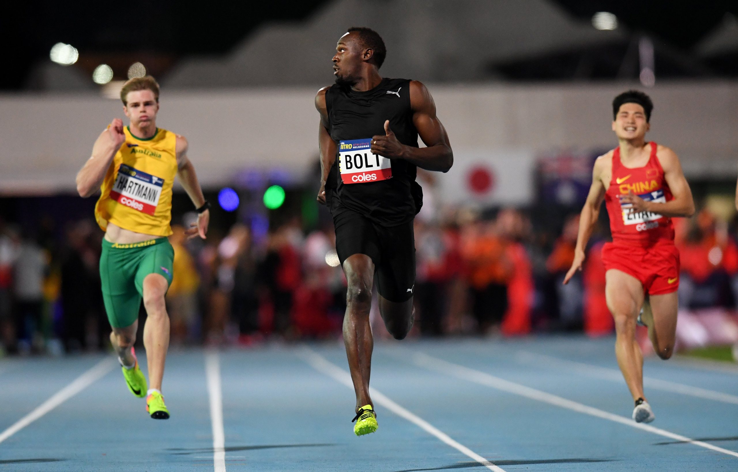 Usain Bolt regressa às pistas com dupla vitória no Nitro Athletics