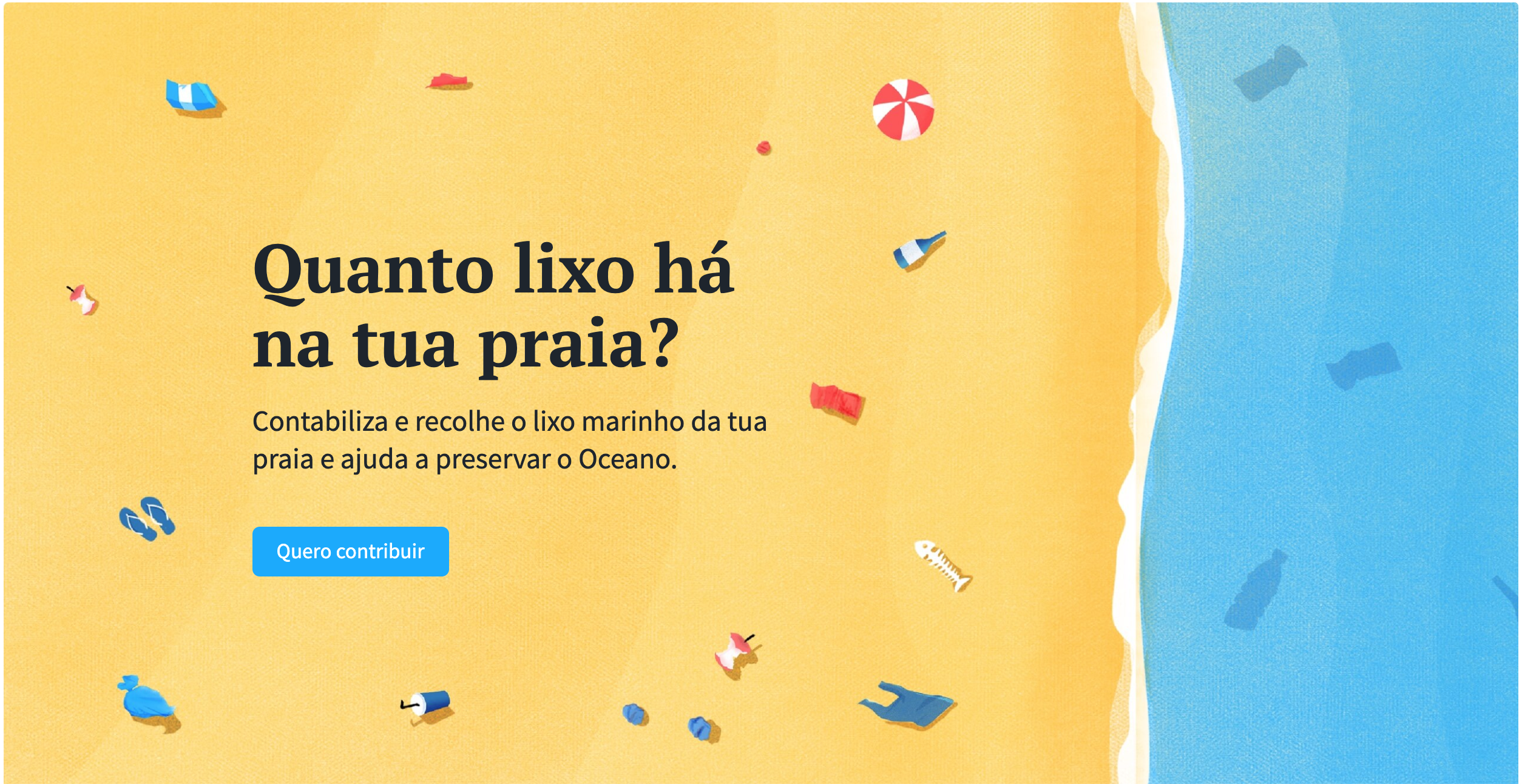 Aplicação tem mais de 23 mil registos de lixo marinho em seis meses