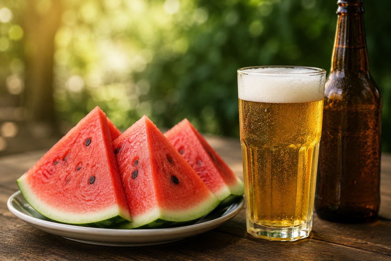 Melancia e cerveja fazem mal juntas? A resposta da ciência