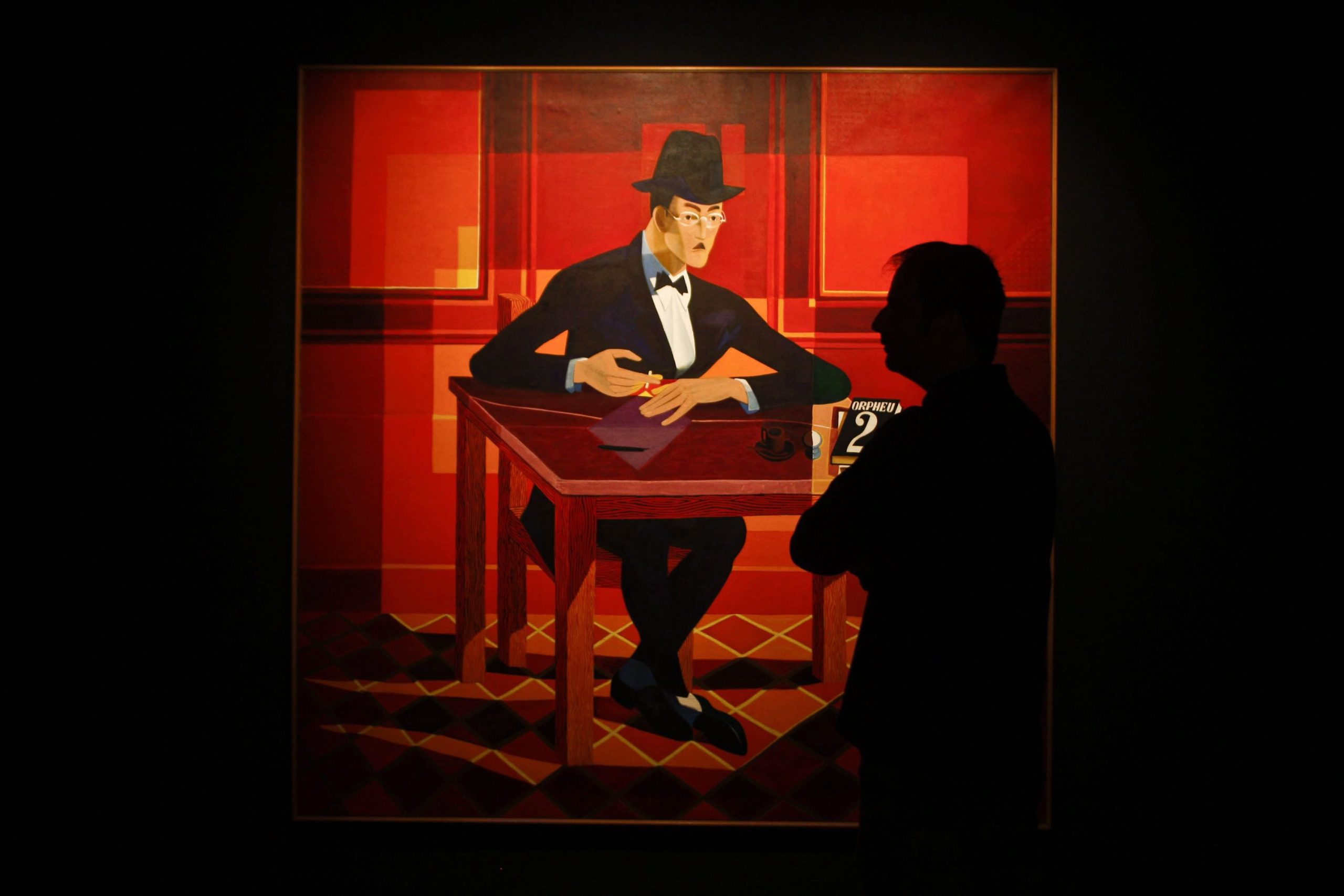 Fernando Pessoa e seus contemporâneos no Museu Rainha Sofia, em Madrid, em 2018