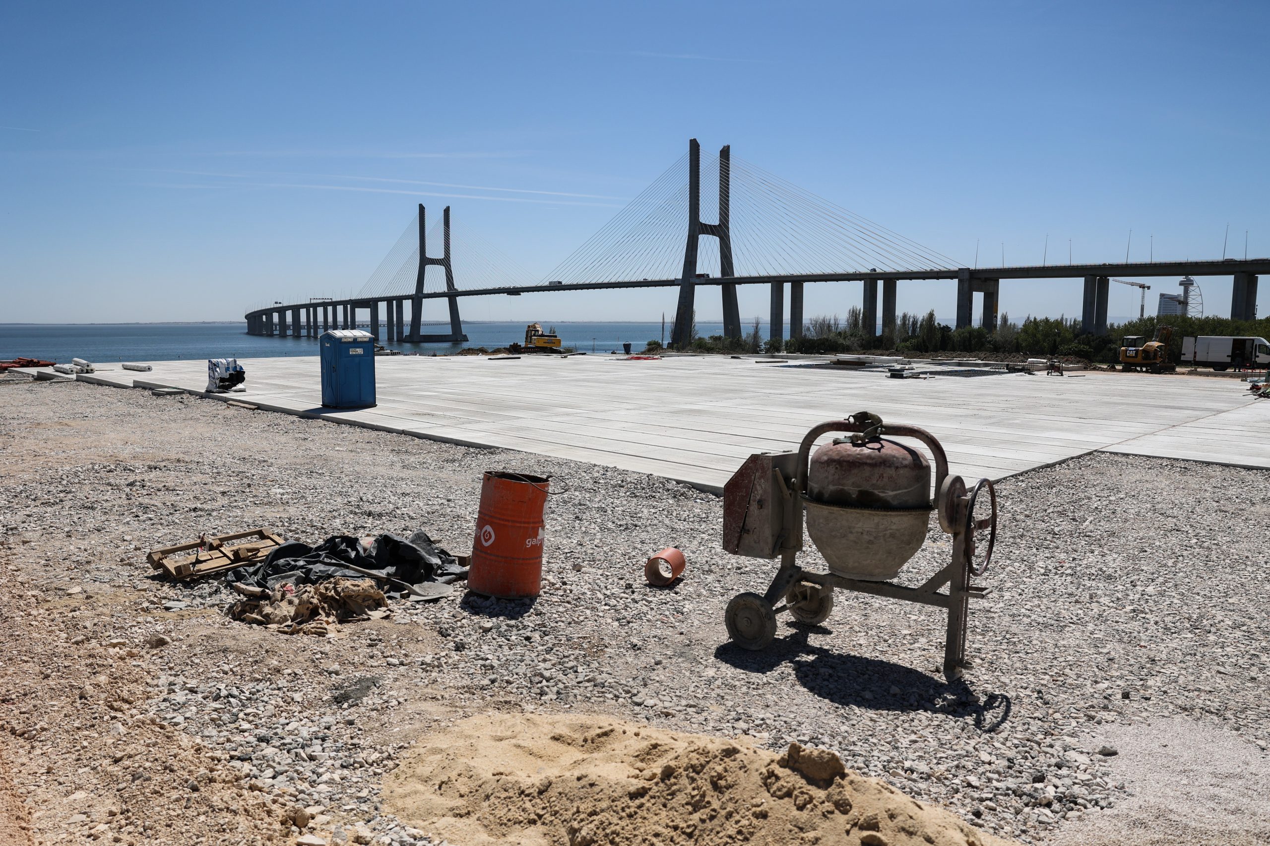A menos de quatro meses da JMJ, recinto do Parque Tejo-Trancão ganha forma