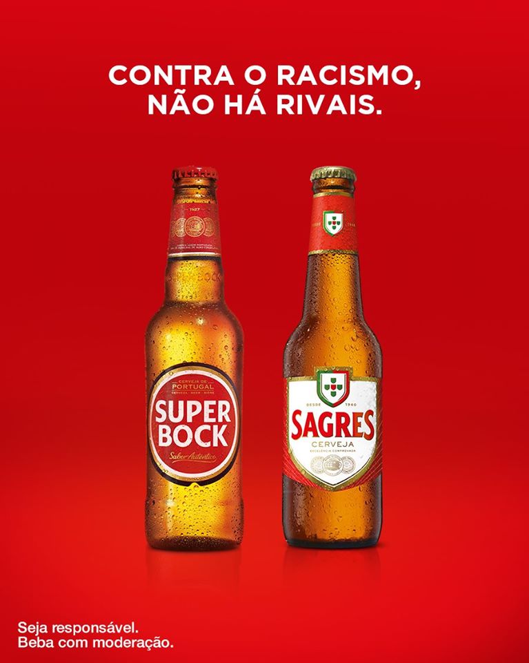 “Contra o racismo, não há rivais”. Marcas de cerveja unem-se em apoio a Marega