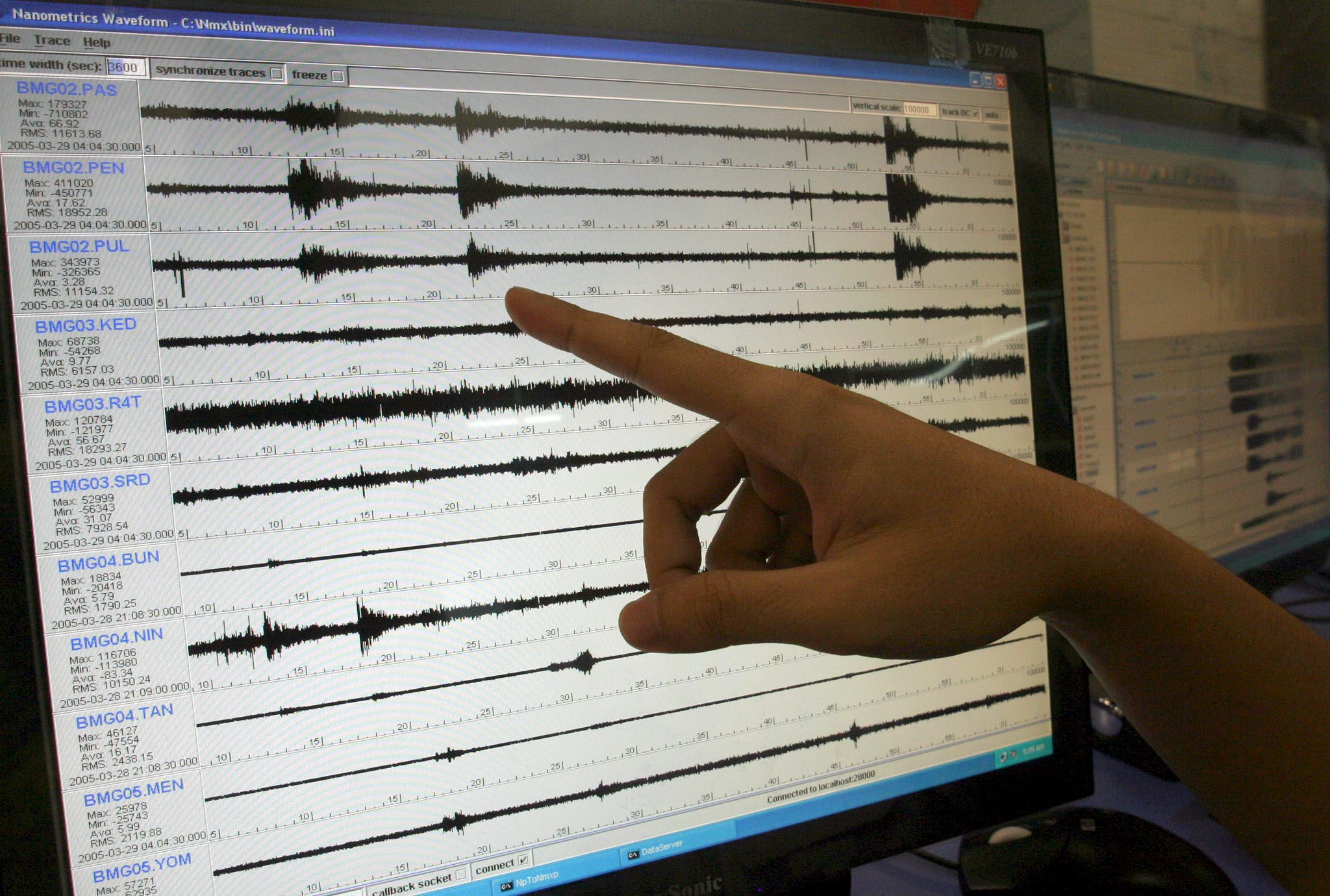 Sismo de magnitude 3.7 com epicentro a sudoeste de Odemira sentido hoje