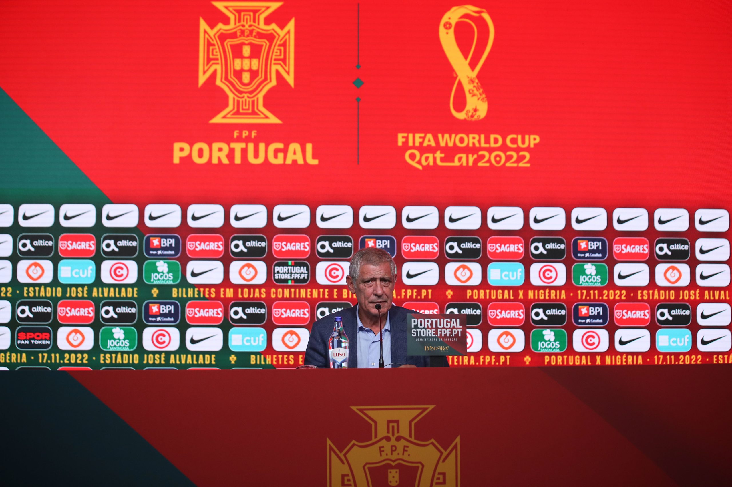 Fernando Santos: “Sei que levo jogadores que nunca estiveram numa fase final, mas isso também aconteceu em 2016 e em 2018”