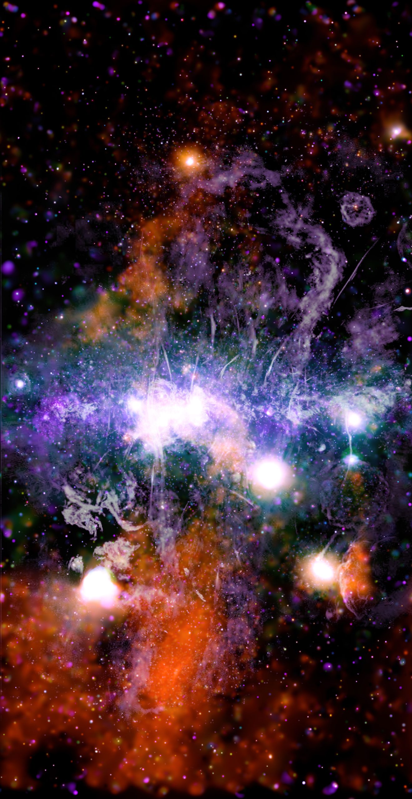 NASA revela imagem imperdível do centro da Via Láctea