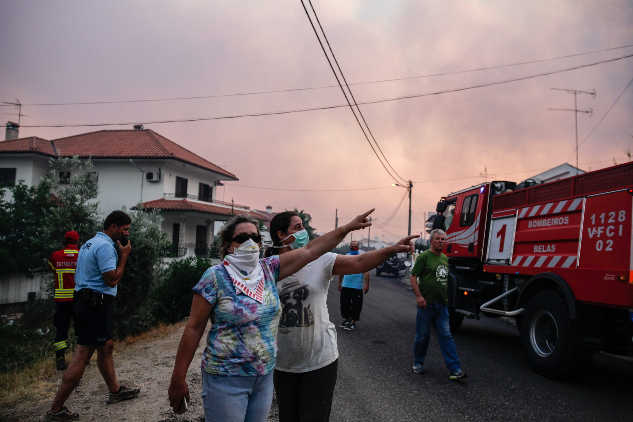 Fogo em Abrantes com pequenas reativações mas sem frentes ativas