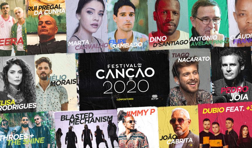 Dino D’Santiago, Pedro Jóia e Jimmy P entre os compositores do Festival da Canção 2020