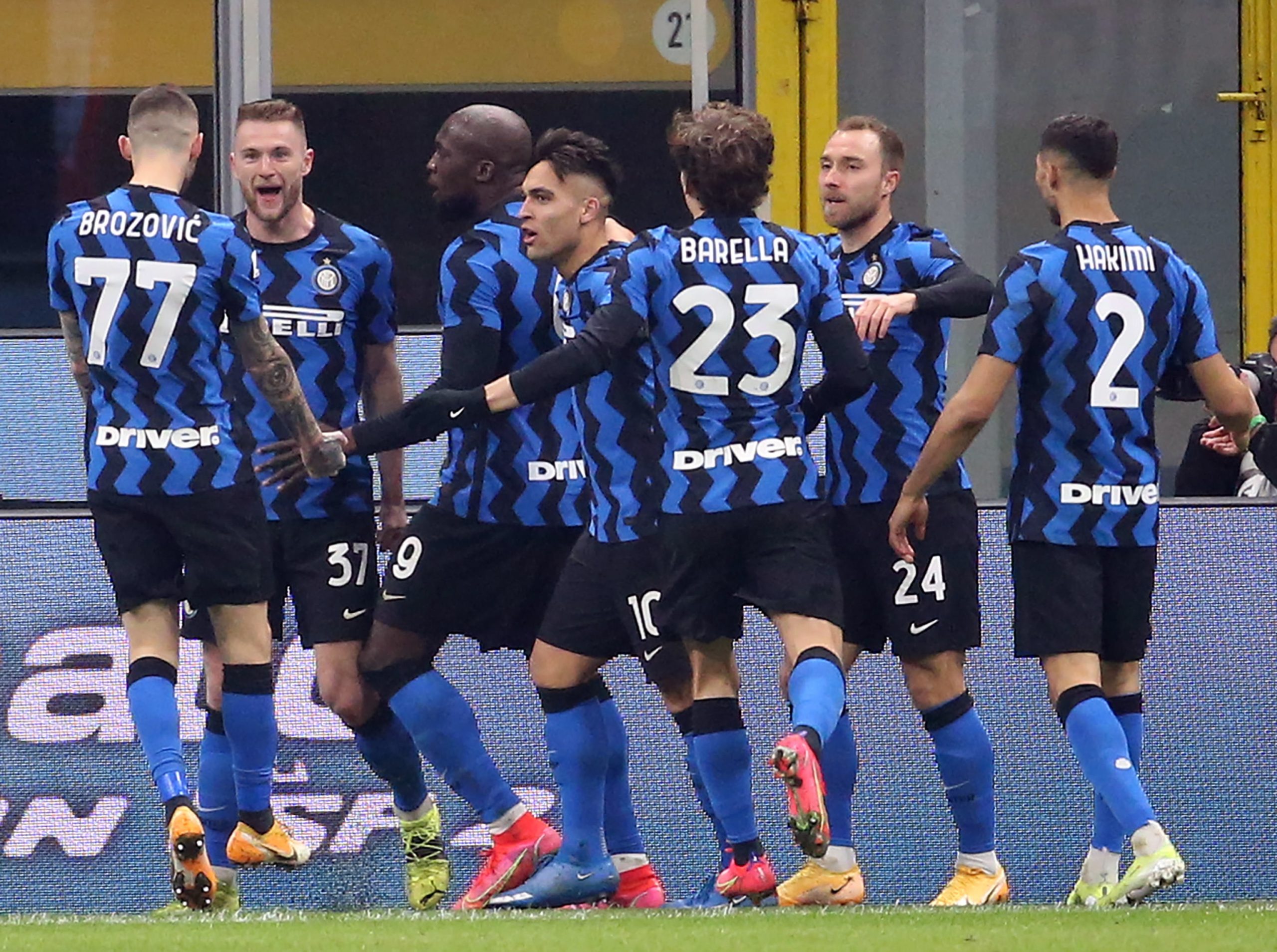 Inter de Milão ‘mete’ a sétima e repõe vantagem no topo da ‘Serie A’