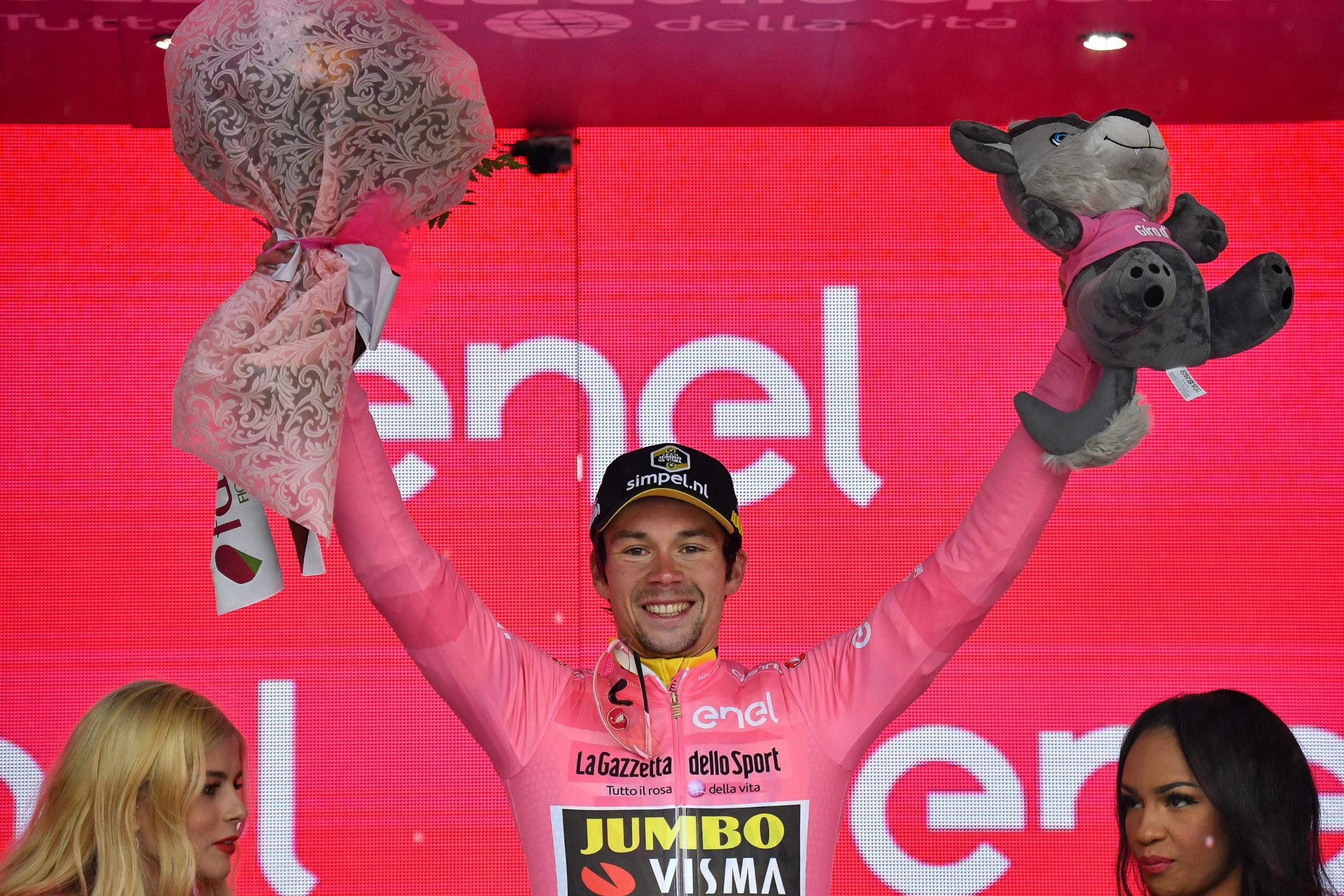 Giro: Primoz Roglic vence contrarrelógio da nona etapa, Conti mantém camisola rosa