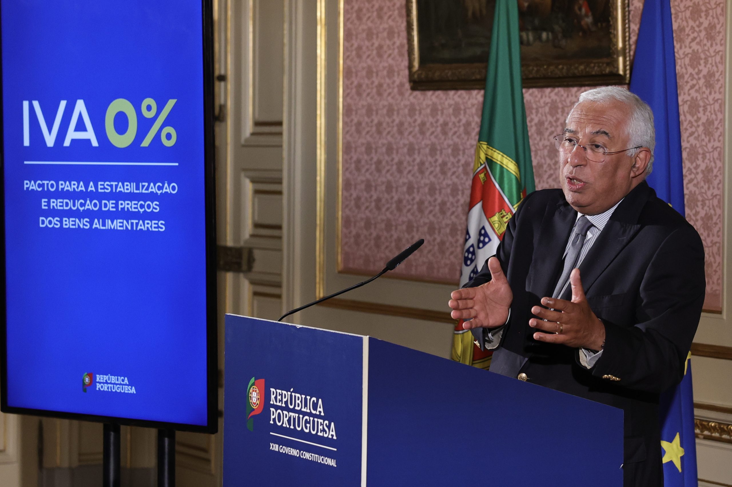 Governo aprova hoje proposta de lei para IVA zero sobre cabaz de bens alimentares