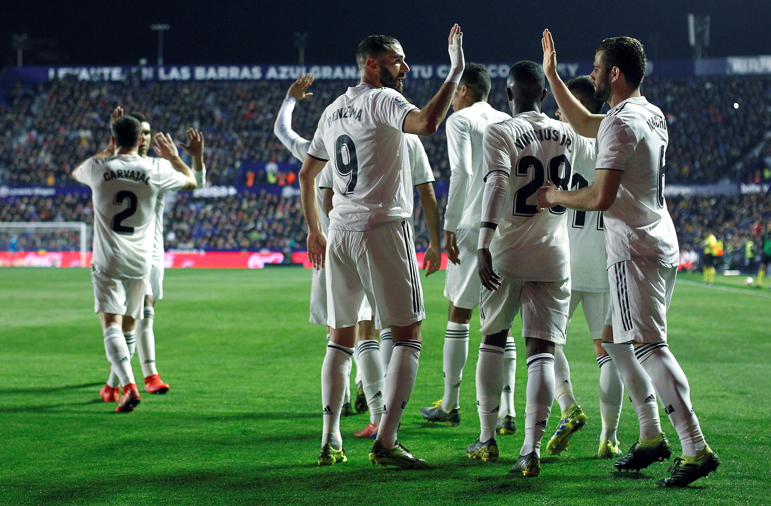 Real Madrid vence Levante com duas grandes penalidades validadas pelo VAR