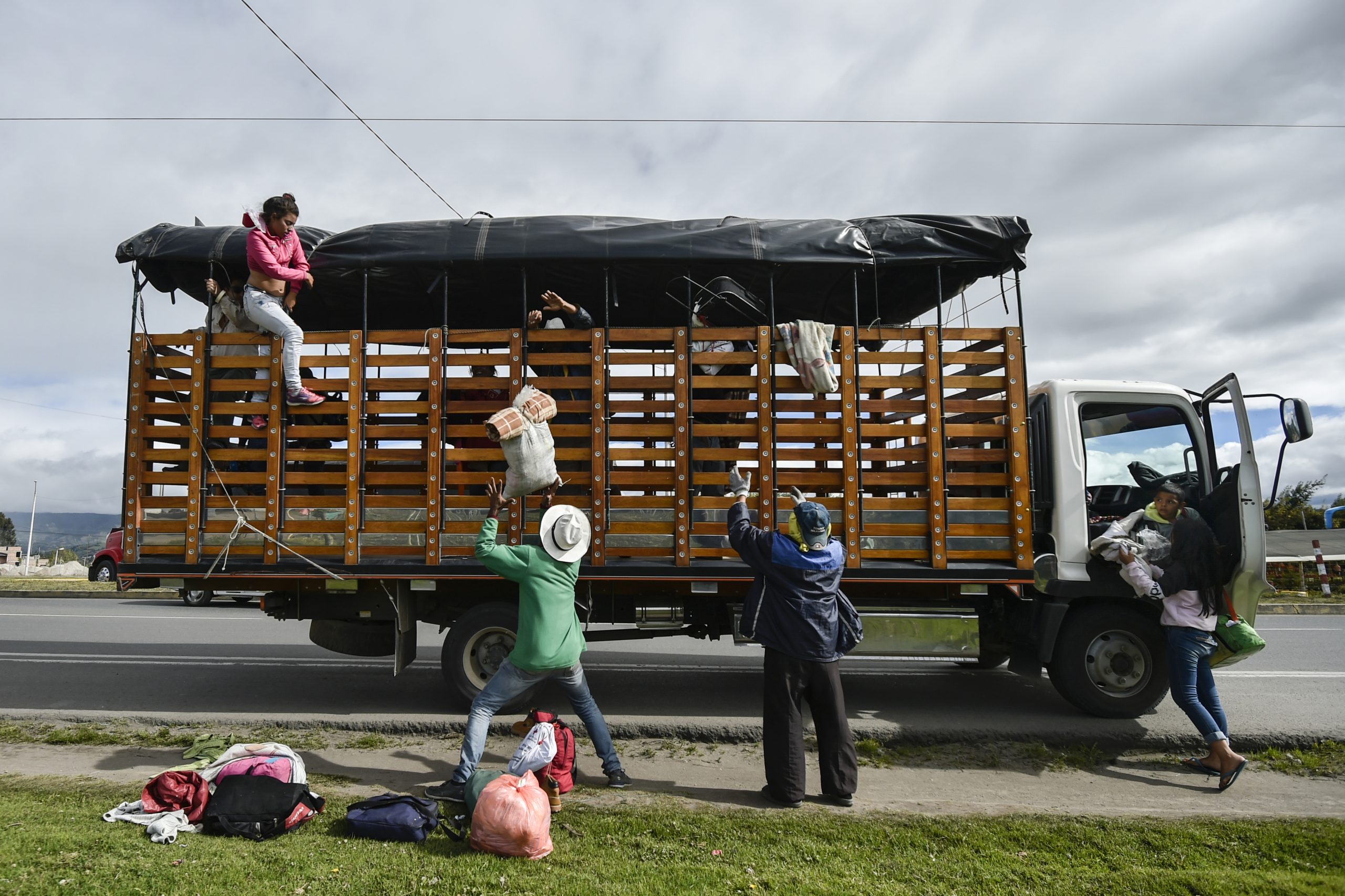 Felicidade, separação e esperança. O diário da fuga de uma família venezuelana