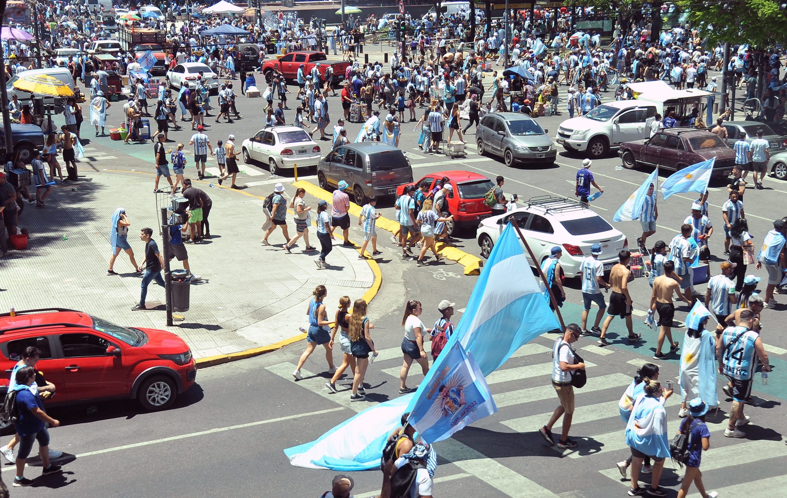 Buenos Aires em festa interminável na eufórica consagração dos campeões