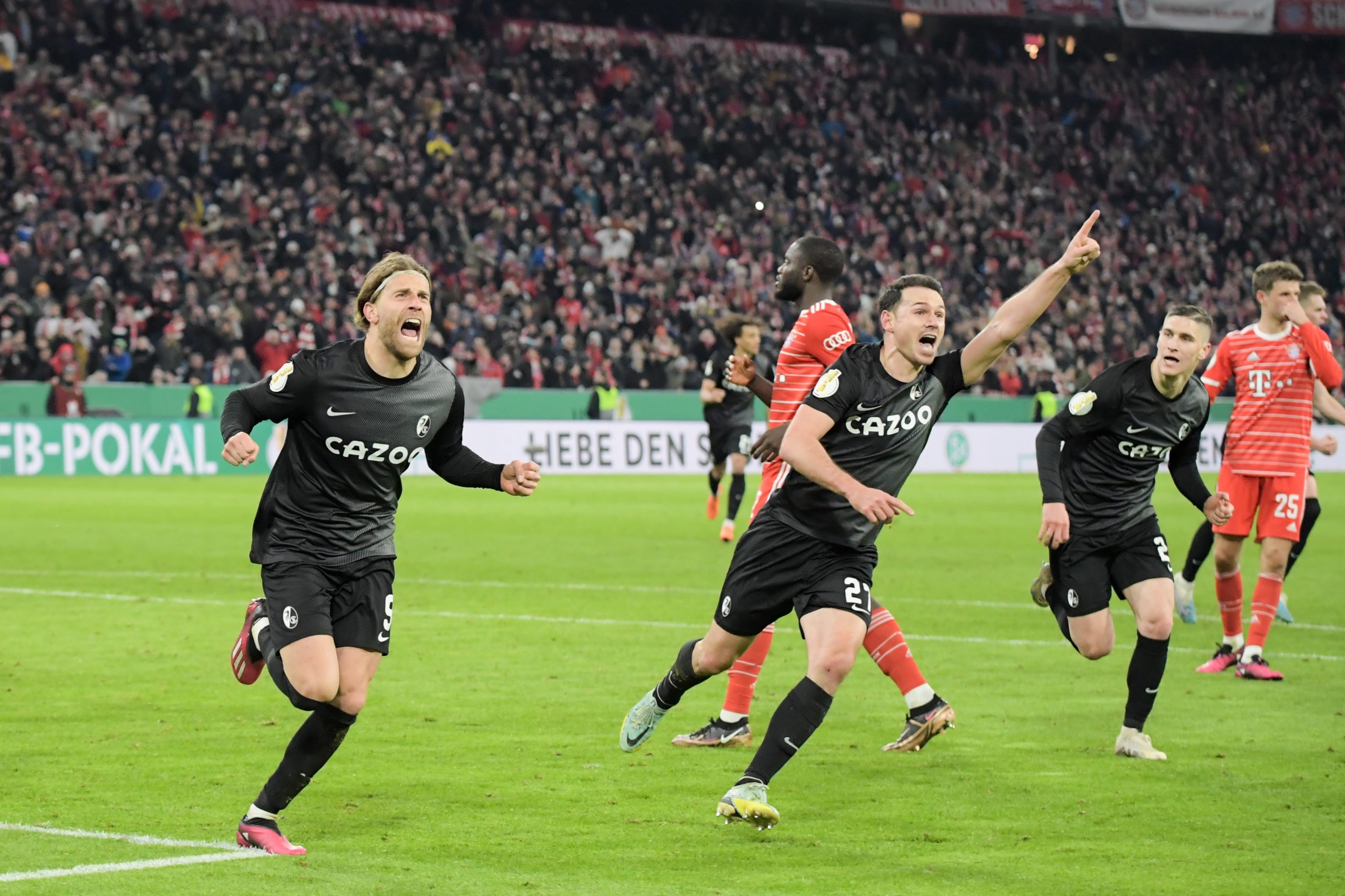 Friburgo surpreende Bayern em Munique e segue em frente na Taça da Alemanha