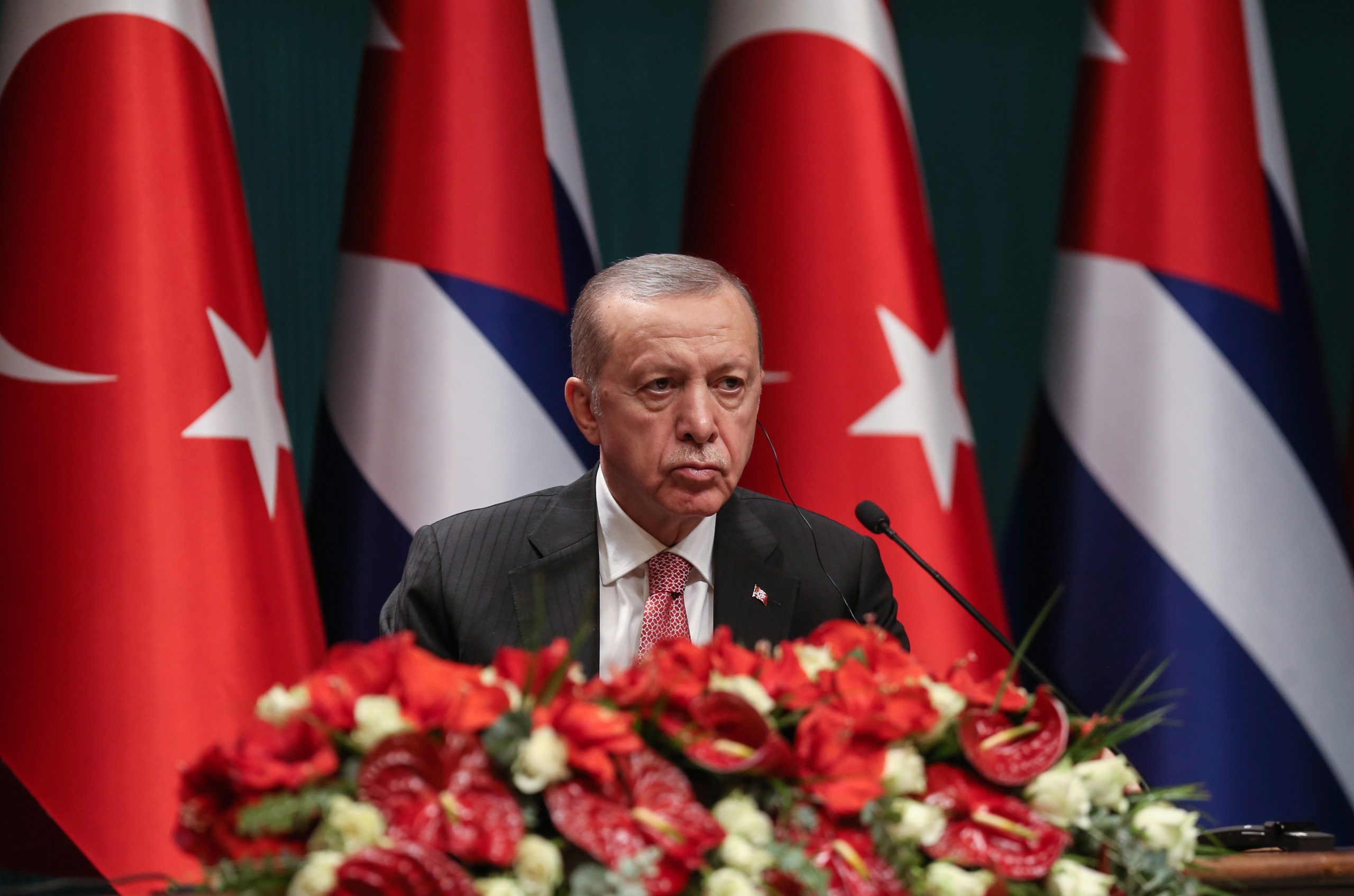 Erdogan propõe a Putin alargar corredor de cereais a outros produtos