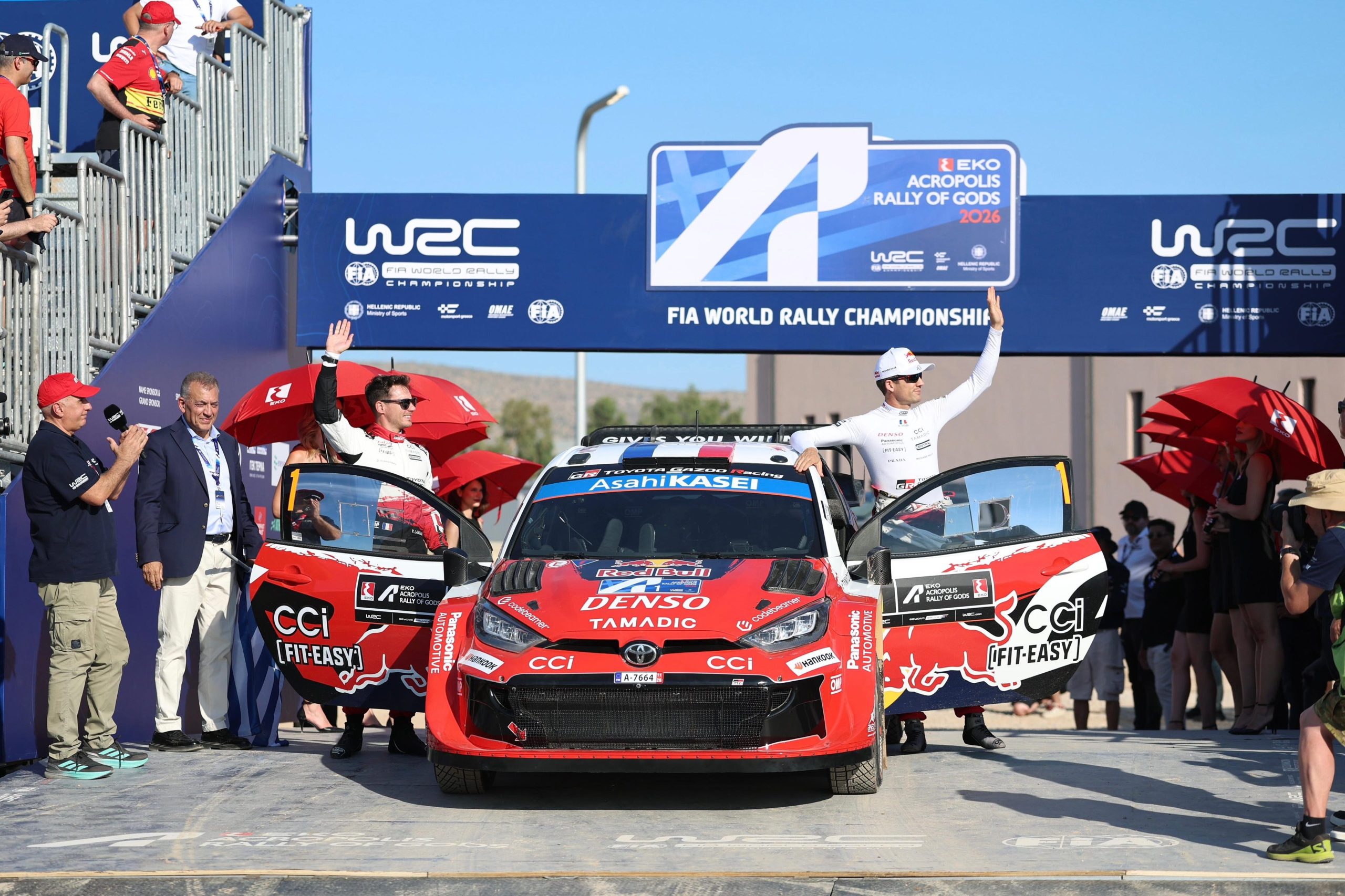 Começou a segunda parte da temporada de 2026 do WRC com Sébastien Ogier a liderar o Rali da Acrópole