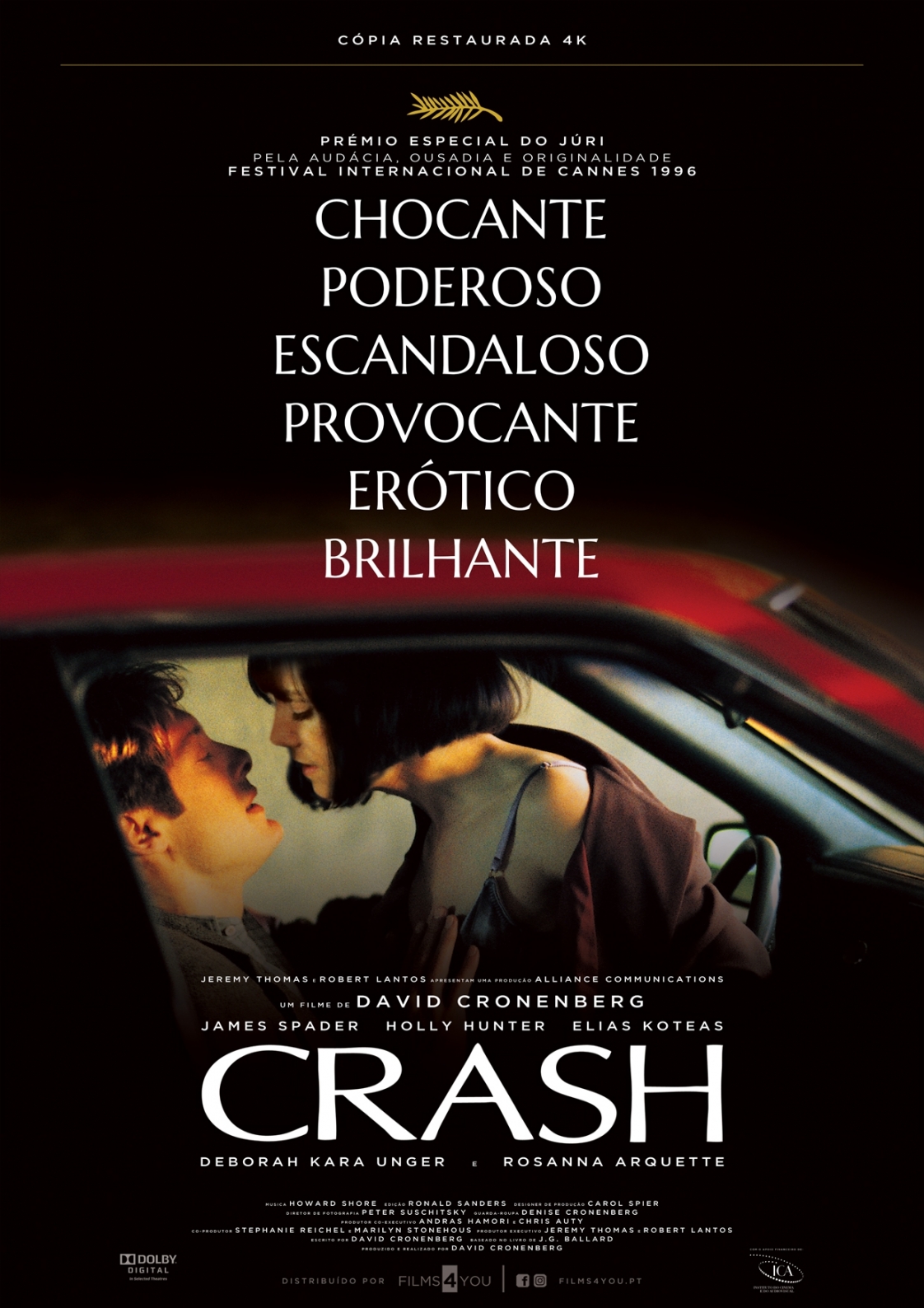 Mais de 20 anos depois, será que “Crash” continua a ser uma controversa ode ao fetiche sexual sobre rodas?
