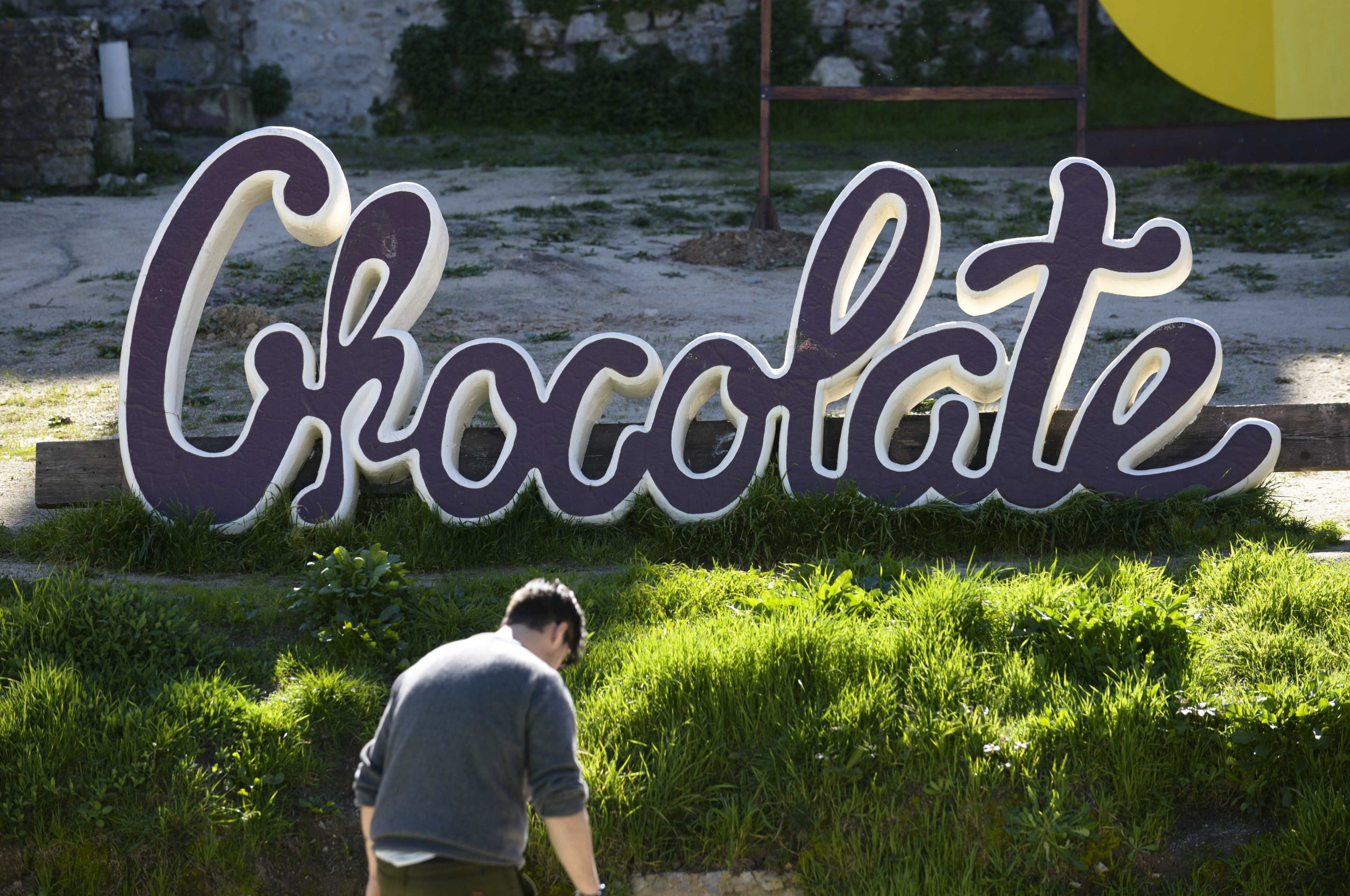 Cristiano Ronaldo em chocolate no Festival de Óbidos