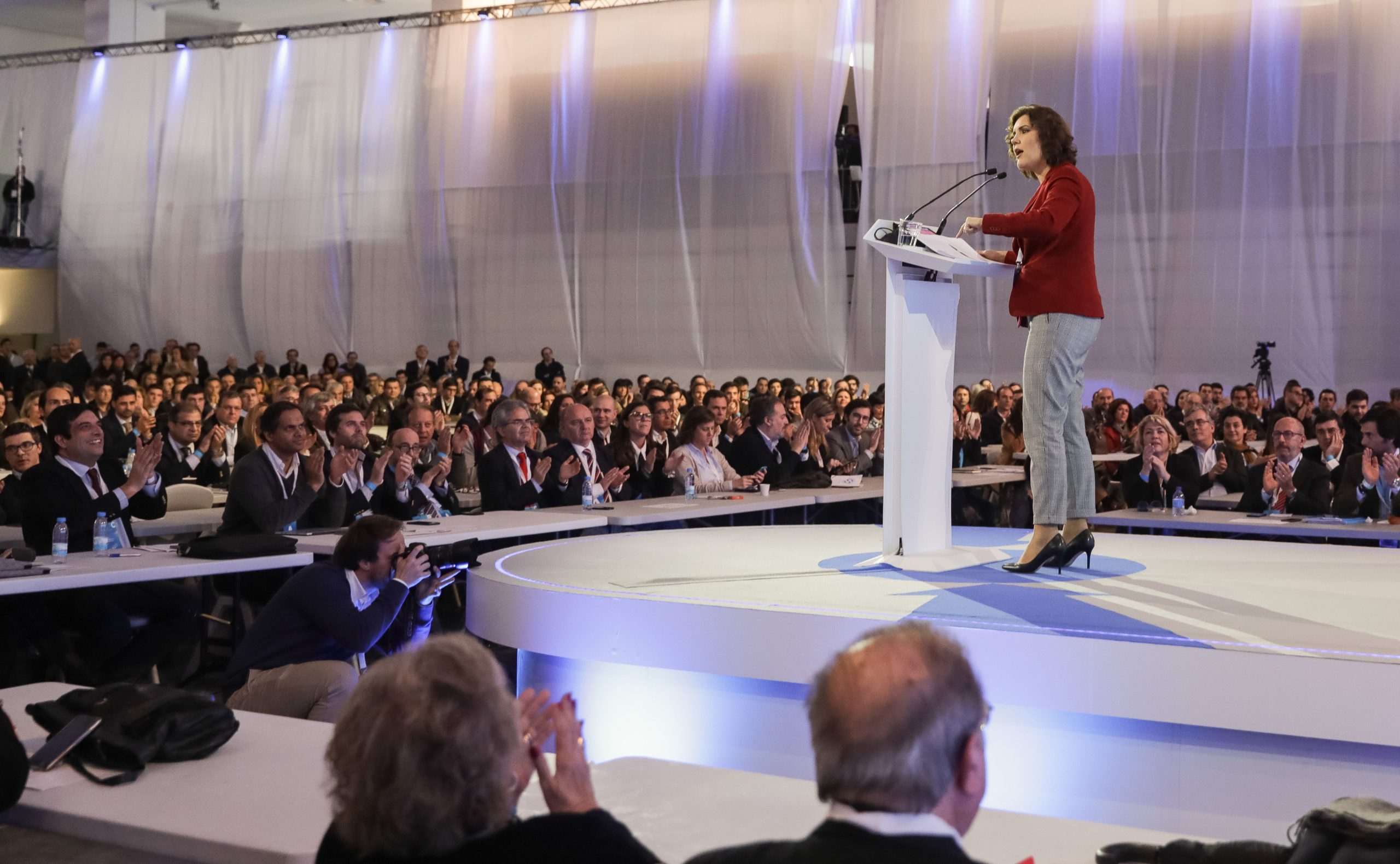 Nádia Piazza e Pedro Mexia no grupo de coordenação do programa eleitoral do CDS-PP