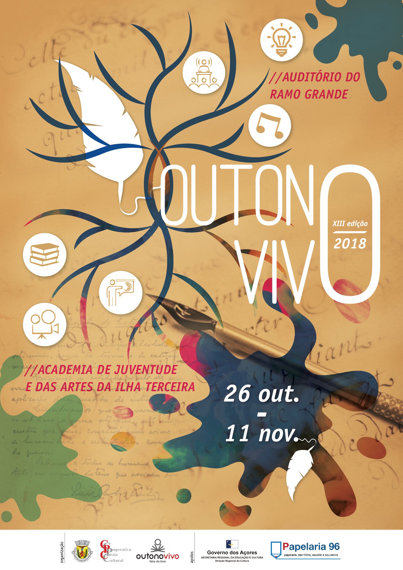 Outono Vivo nos Açores com Ruy de Carvalho, Rodrigo Guedes de Carvalho e Daniel Sampaio