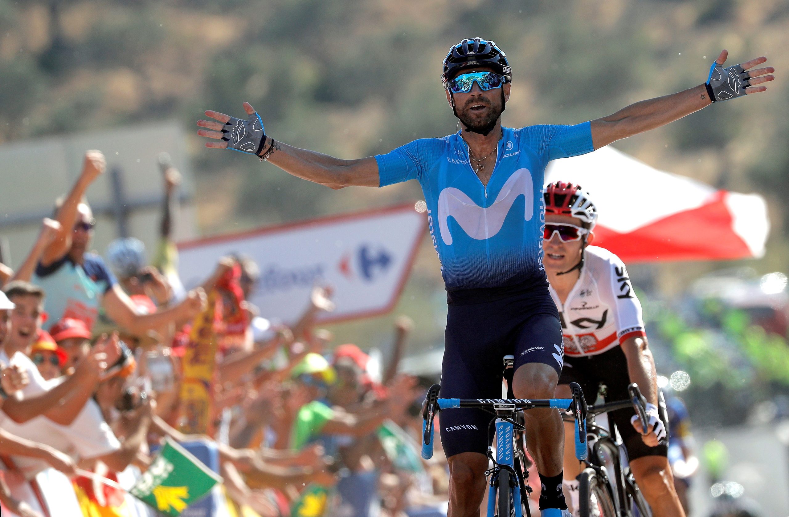 Vuelta: Valverde ganha no Camiñito del Rey e vermelha passa para Kwiatkowski