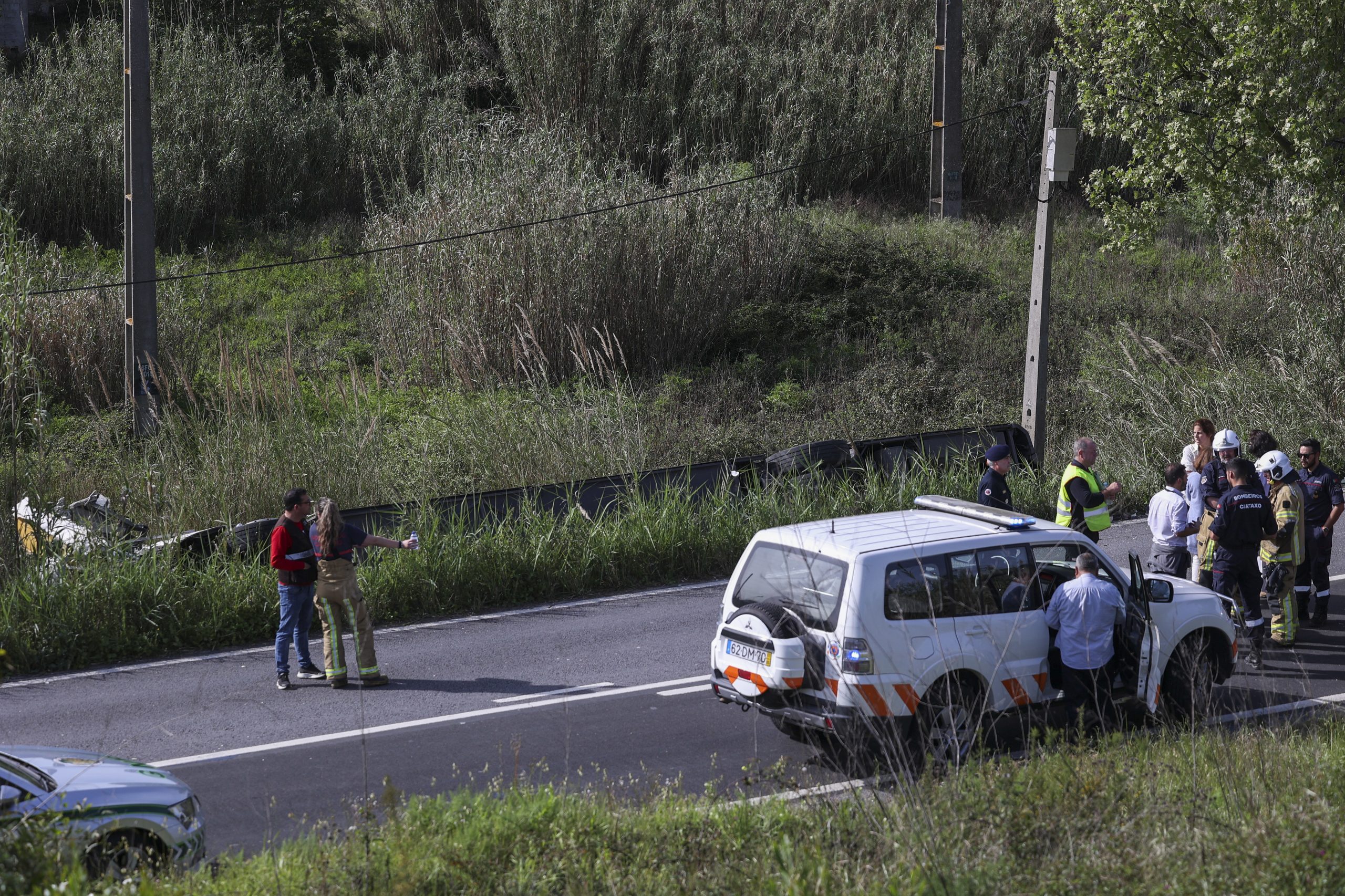 Restabelecida circulação na EN 3 no Cartaxo após acidente com 40 feridos