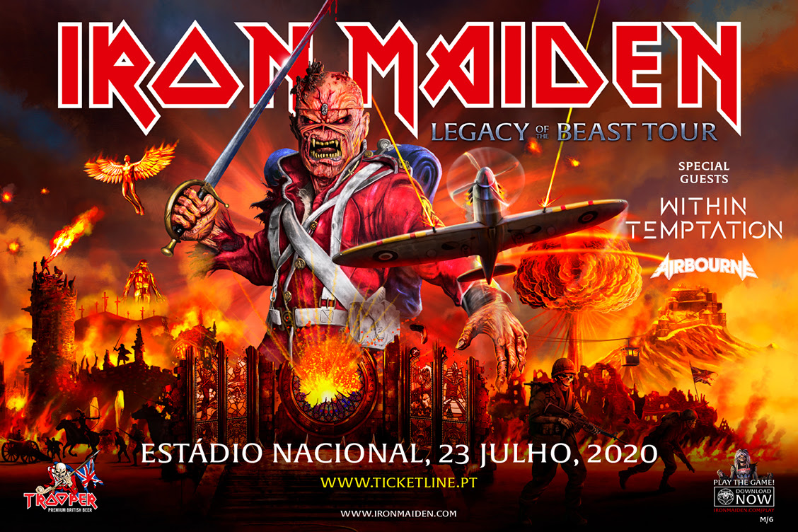 Iron Maiden regressam a Portugal para concerto no Estádio Nacional em 23 de julho