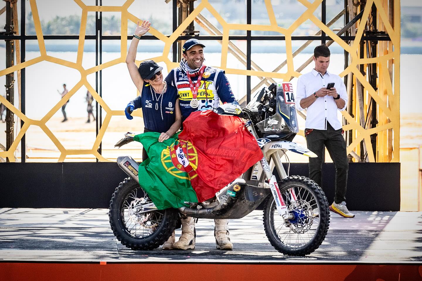 Desde comer ração de combate a dormir no deserto, o Rally Dakar superou tudo aquilo que Bruno Santos podia imaginar