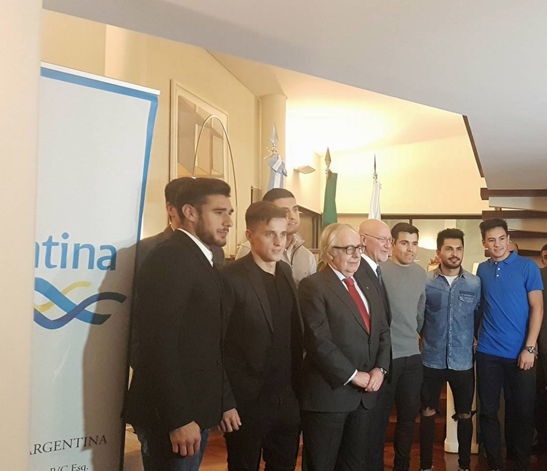Jogos Olímpicos da Juventude: Cervi e Battaglia unidos para que a Argentina seja muito mais do que futebol